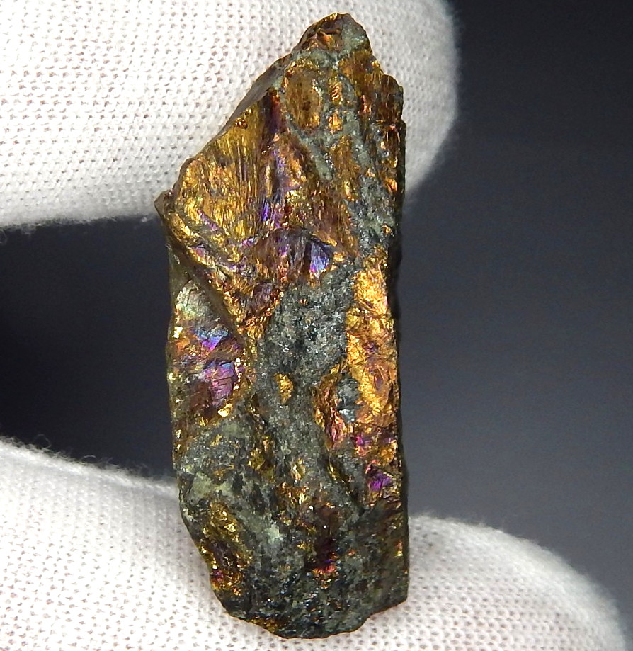 22g Chalcopyrite Peacock Ore Vivid Iridescence Natural Mined Unheated Raw Rough