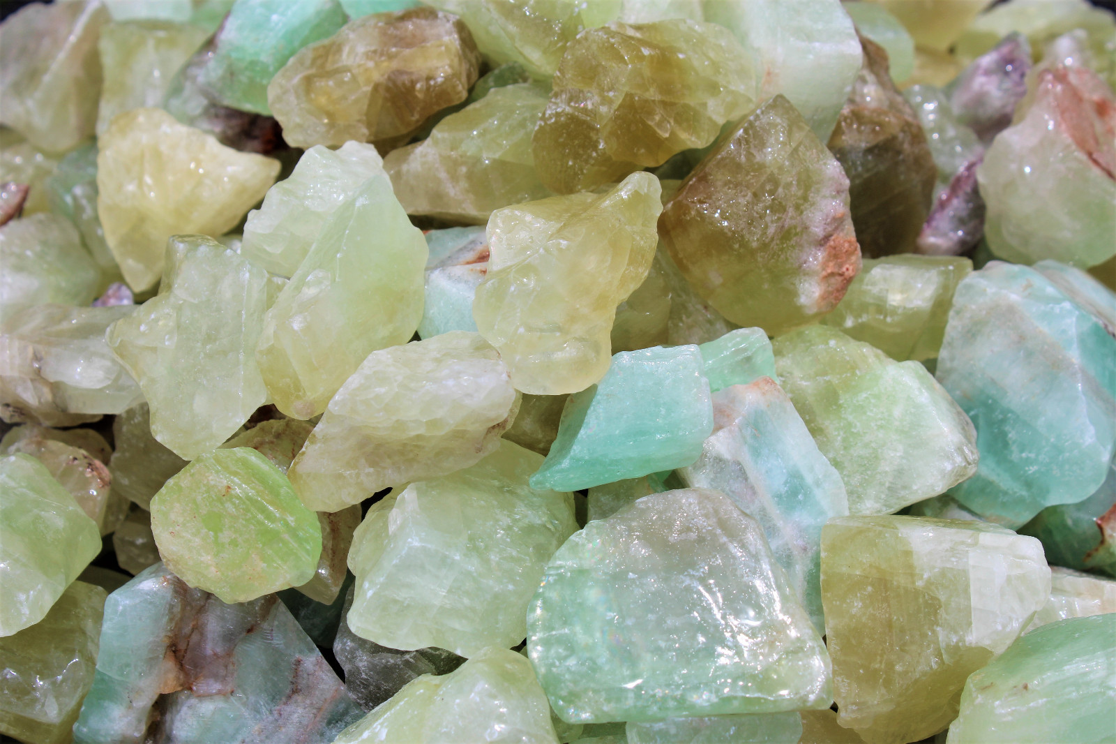 1 lb Bulk Lot Mixed Assorted Calcite (Rough Raw Crystal Gemstone Mineral 16 oz)