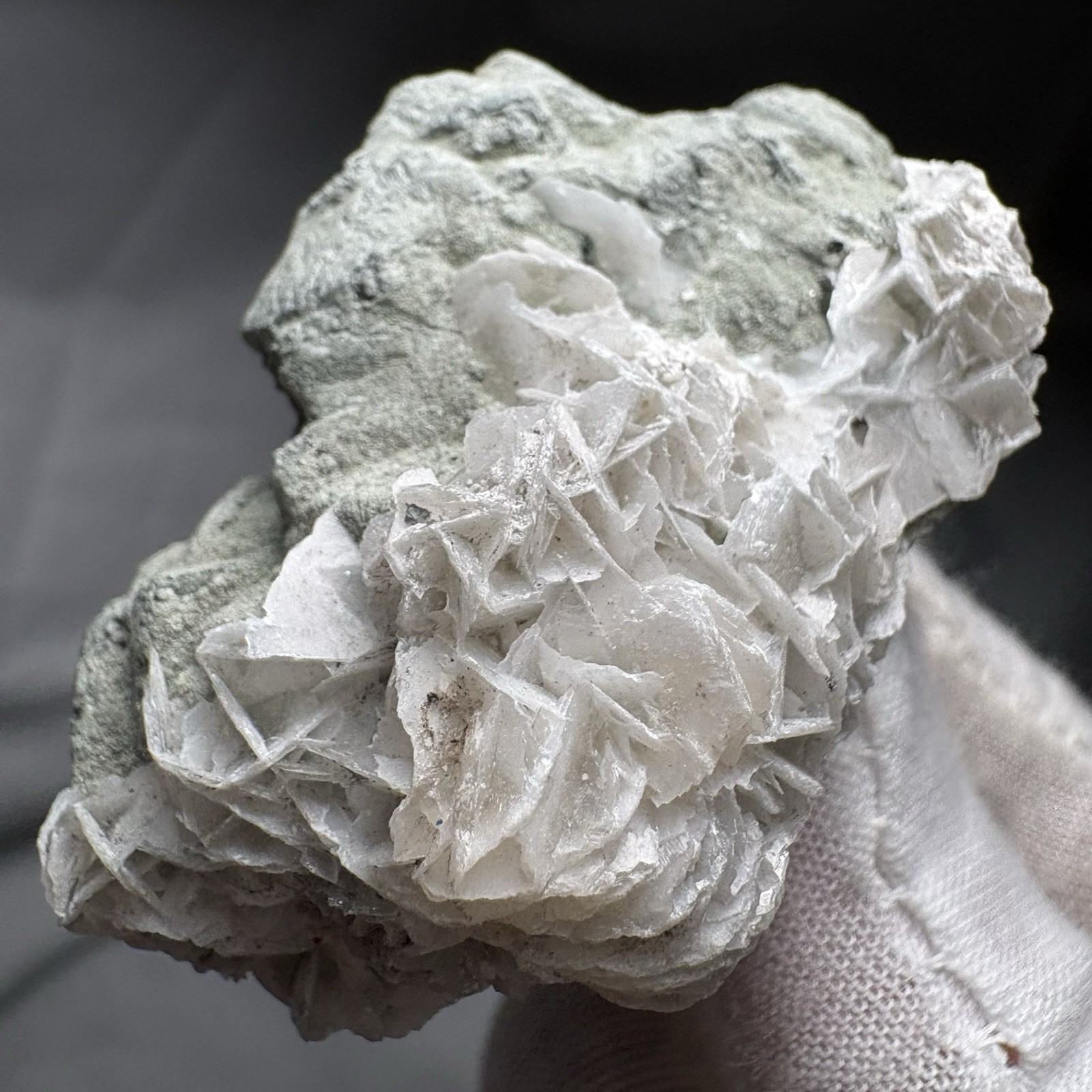 Inner Mongolia Calcite Arsenopyrite Association – Metallic Crystal Raw Specimen