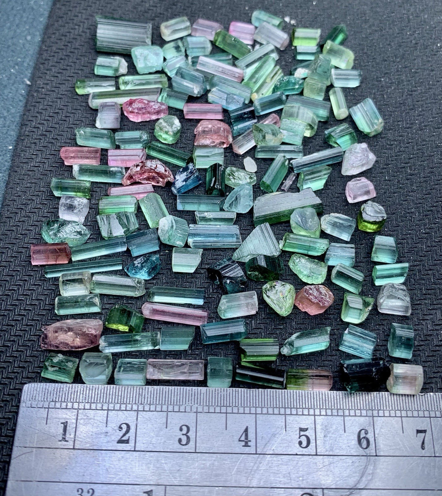 Multi Colour Tourmaline Eye Clean & Loupe Clean 137 Carats Rough For Cutting
