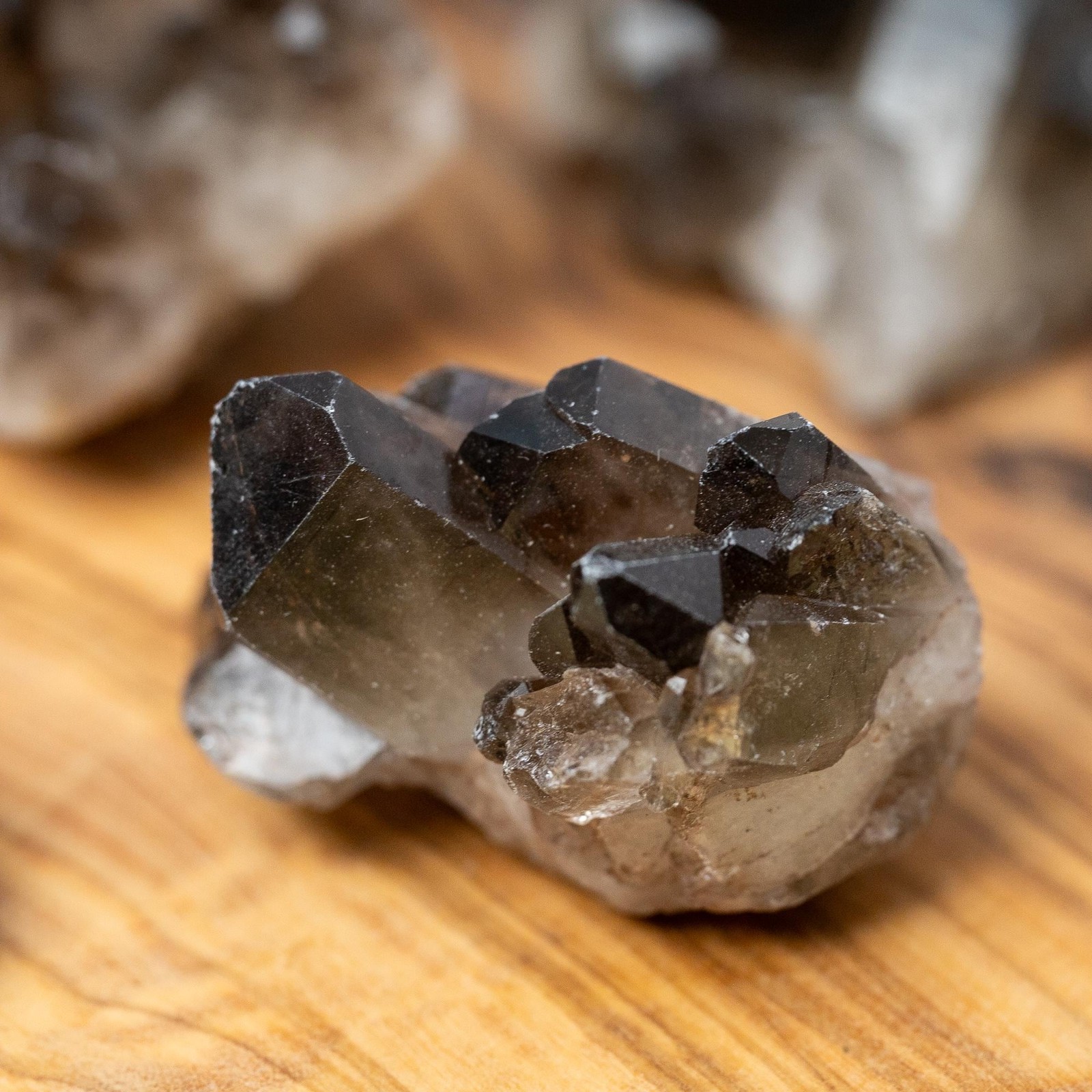 Smoky Quartz Cluster Natural Crystal Point Rough Quartz Specimen Gift Decor