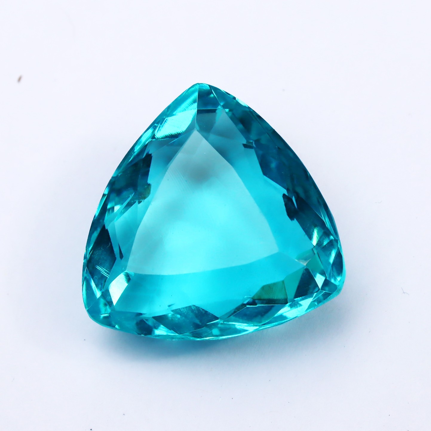 Trillion cut Blue Tourmaline Natural Loose Gemstone78 Ct Certified Gemstone