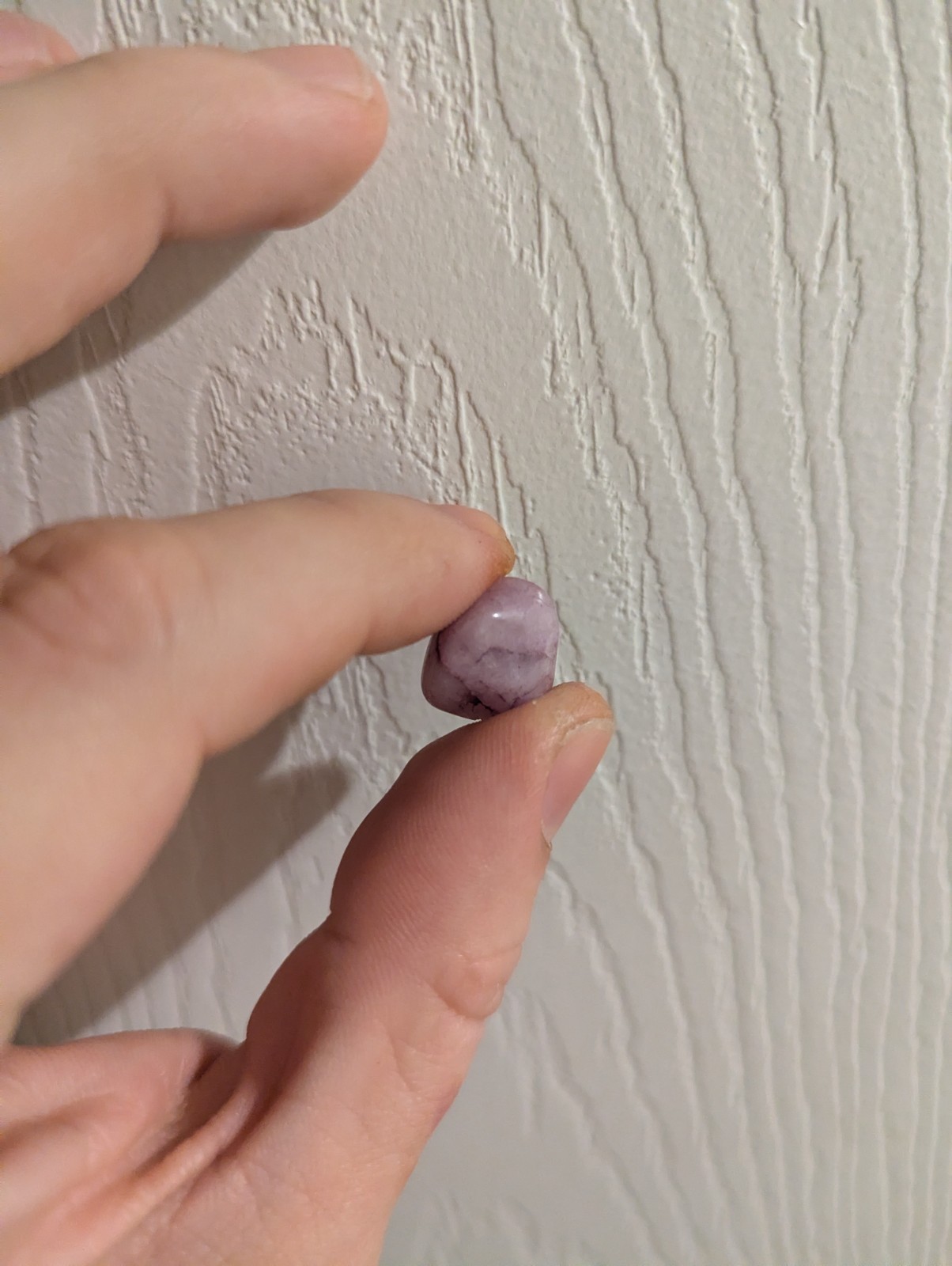 Small Light Purple/Lilac Tumbled Stone Likely From My 25-30 Year Old Collection