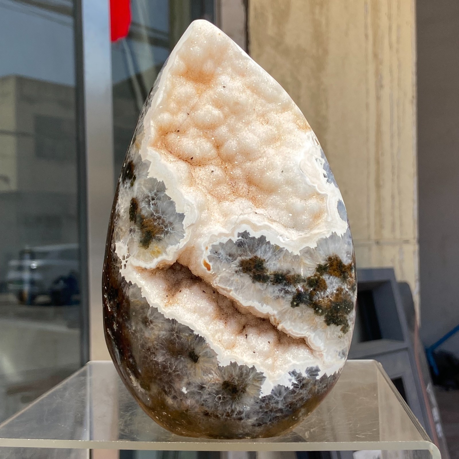 4.06LB Natural Colourful Ocean Jasper Crystal Druzy Specimen Healing