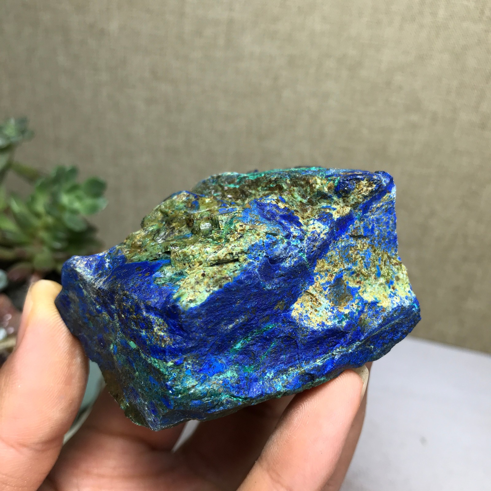 158g Natural Azurite/Malachite gemstone Rough original Crystal Specimen A5792