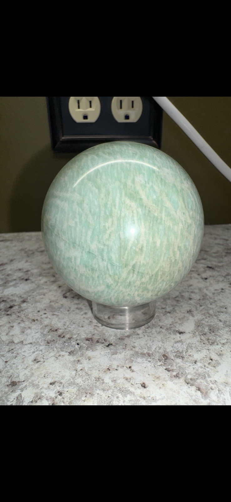 Large Amazonite Sphere – Full Of Luster And Shine – 14 Oz