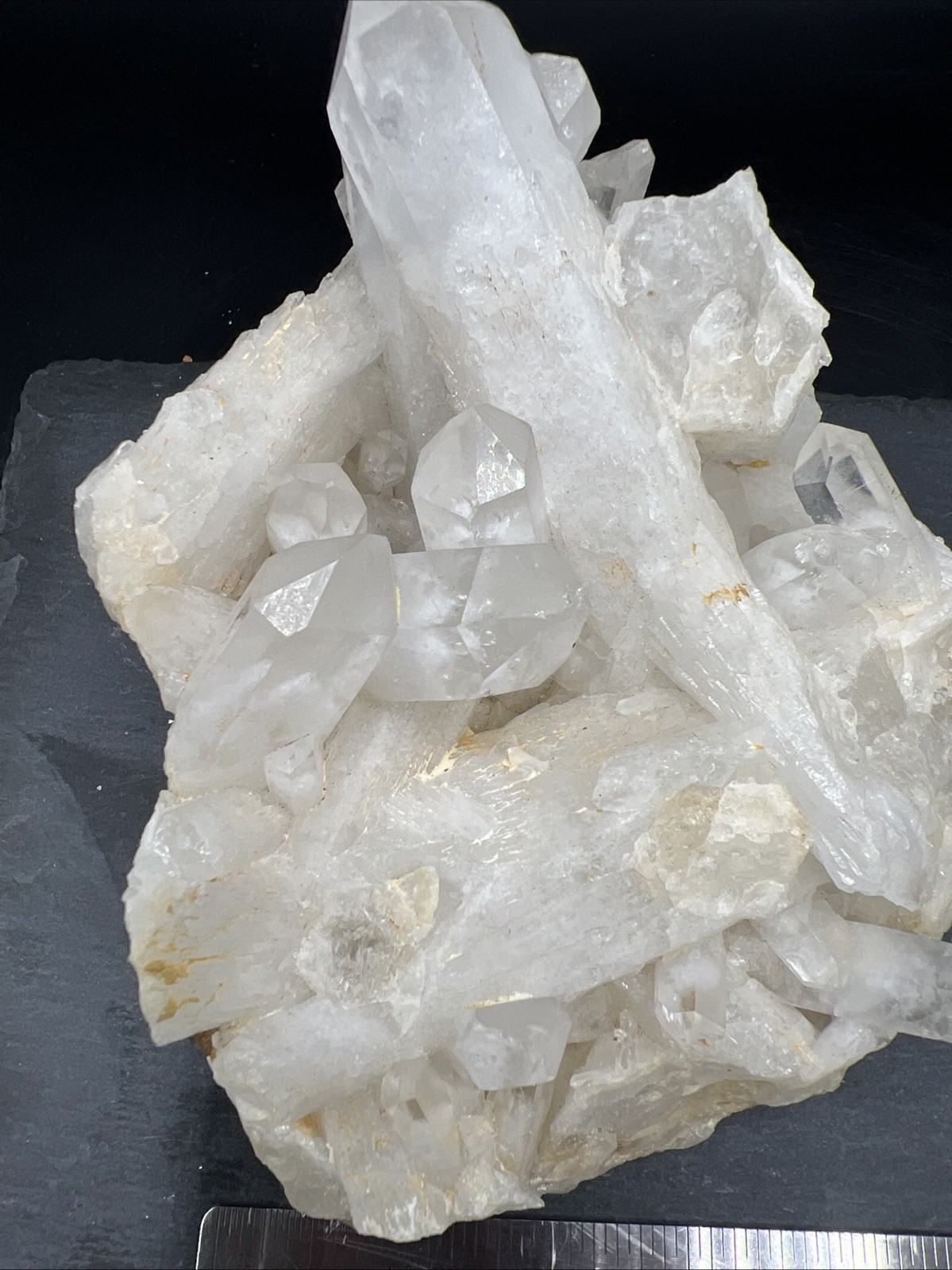 2.6Lb. Natural white quartz crystal Cluster specimen mineral healing