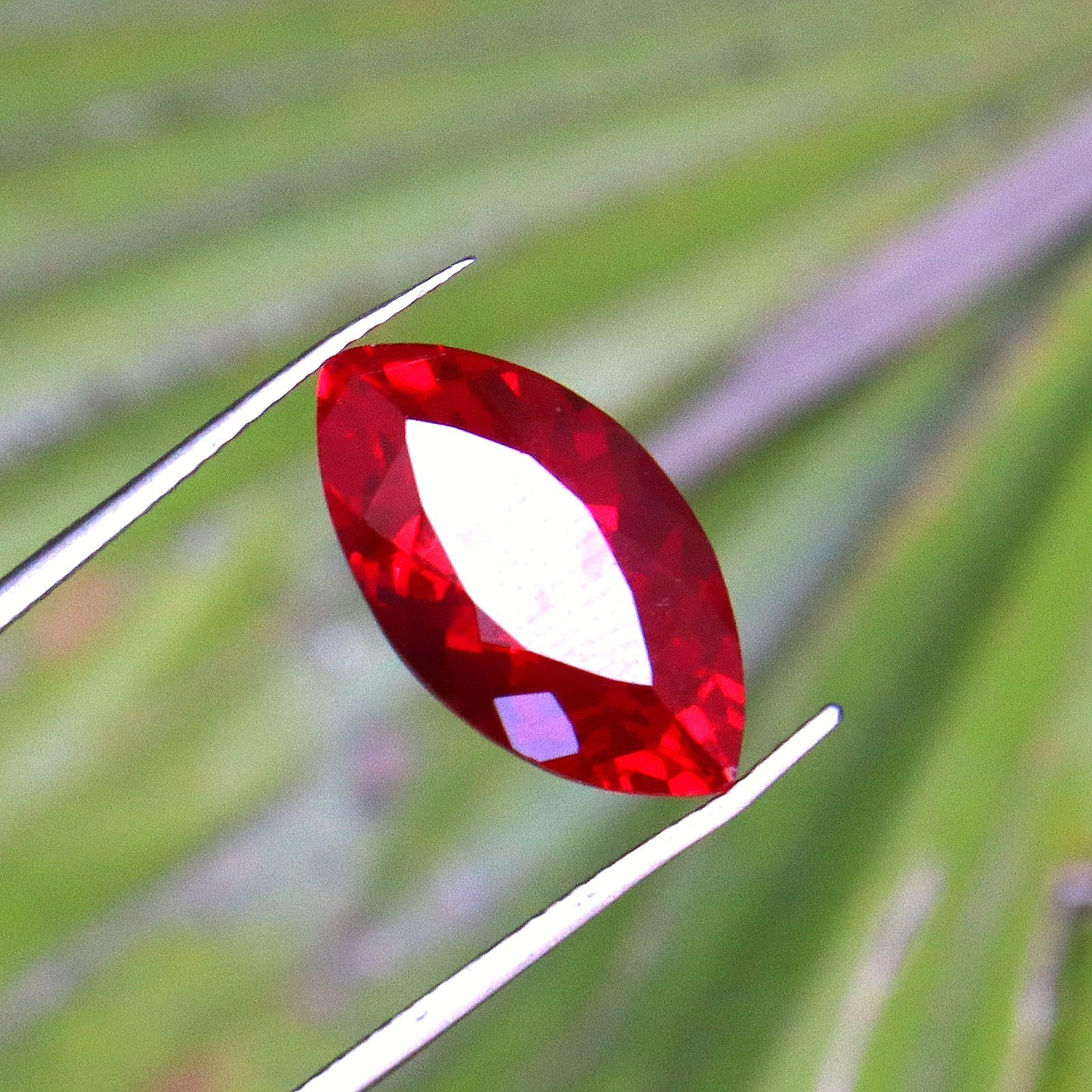 8.85 Ct Natural Mozambique Blood Red Ruby Marquise Cut Loose Certified Gemstone