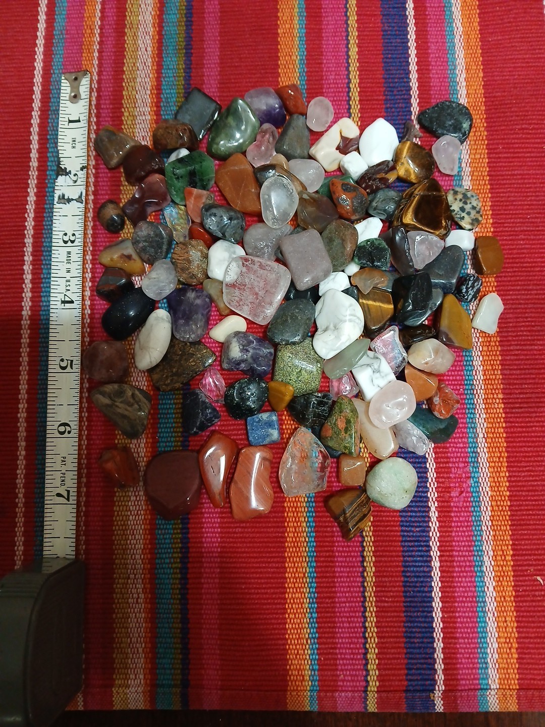 Tumbled Polished Stone Assortment Lot 1 Pound