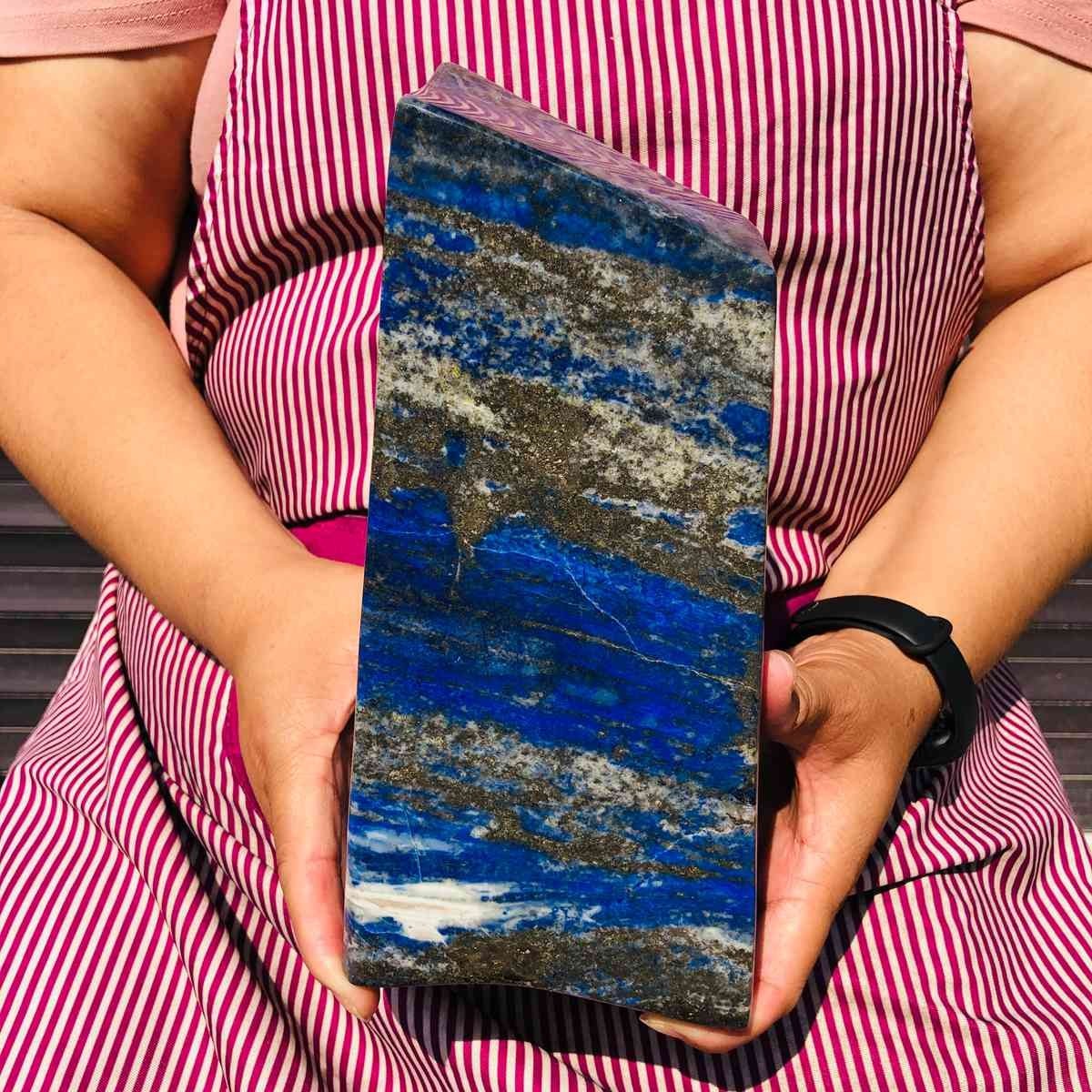 10LB Natural Lapis Lazuli Mineral Specimen Deep Blue Crystal healing Collect