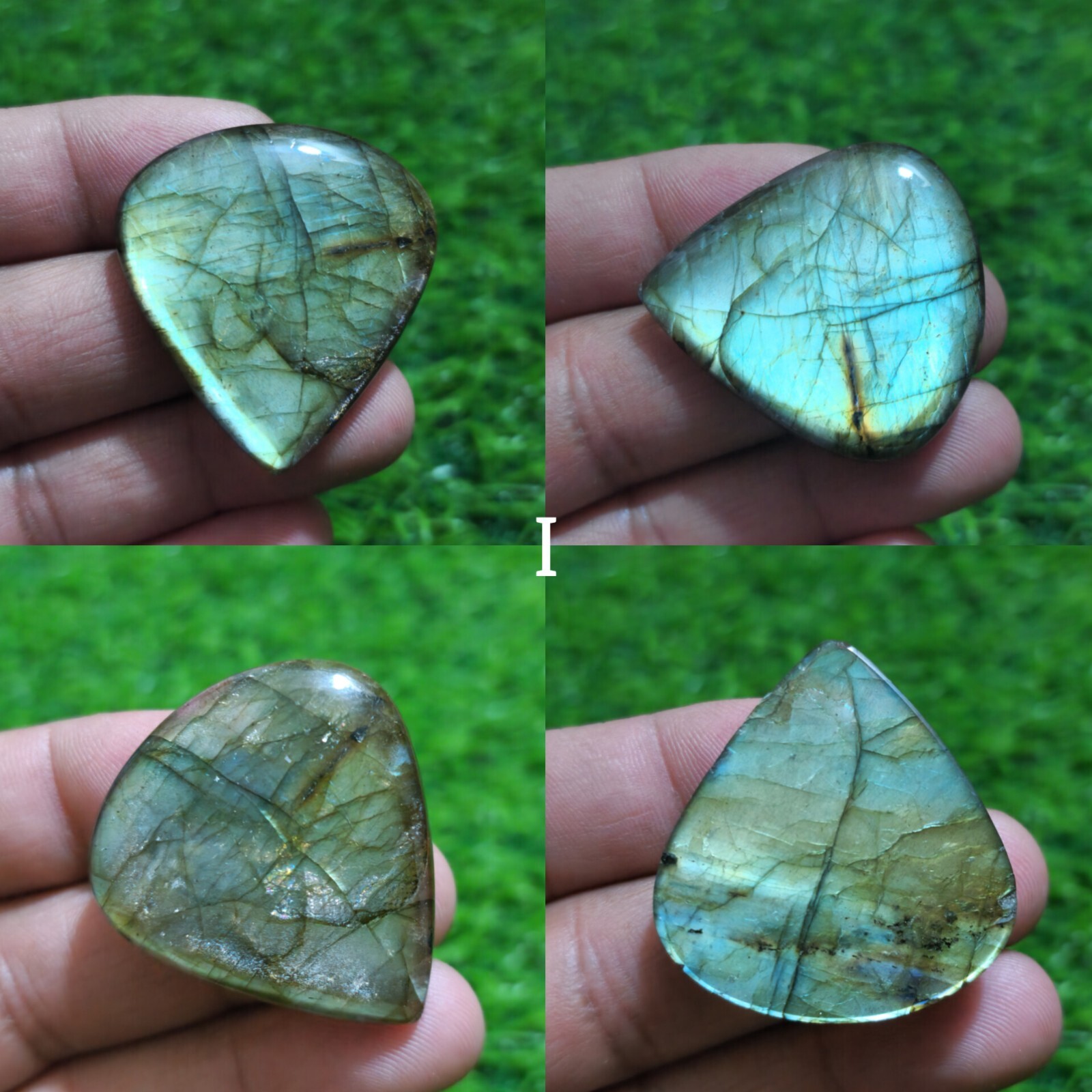 Rare Multi Fire Labradorite Mix Shape Cabochon Loose Gemstone Jewelry For Making