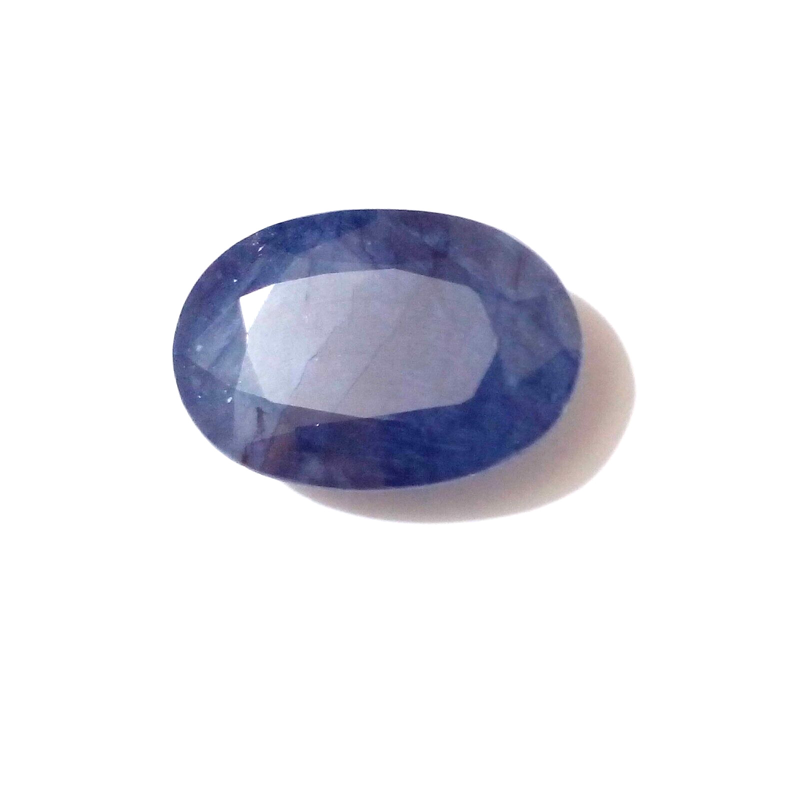 100%Natural Ultimate Blue Sapphire Oval Shape 6.39 Crt Faceted Loose Gemstone