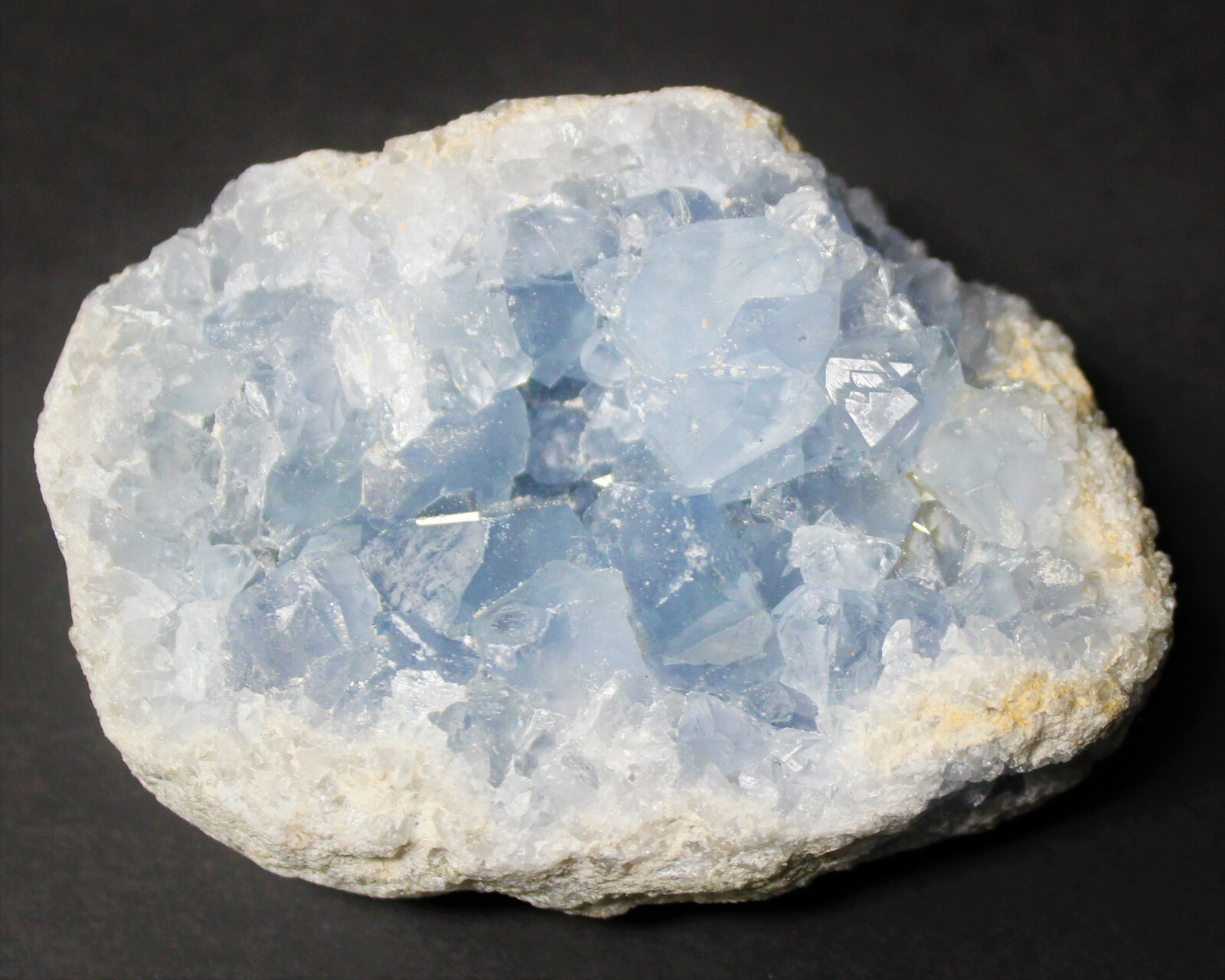 Bulk LARGE Natural Celestite Crystal Cluster Geode 2lb – 3lb (4-5 Piece Box Lot)