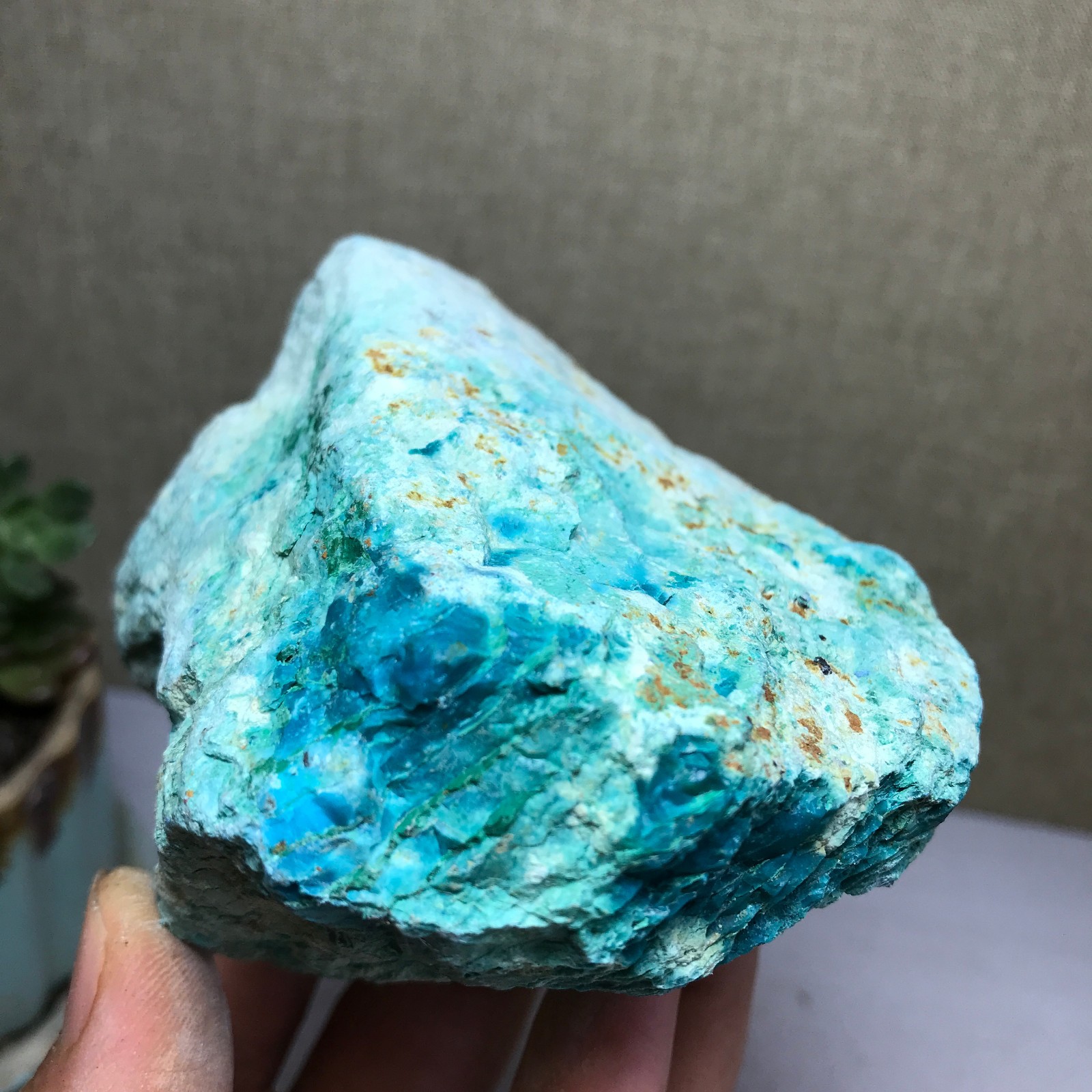 272g Natural Azurite/Malachite gemstone Rough original Crystal Specimen A5789