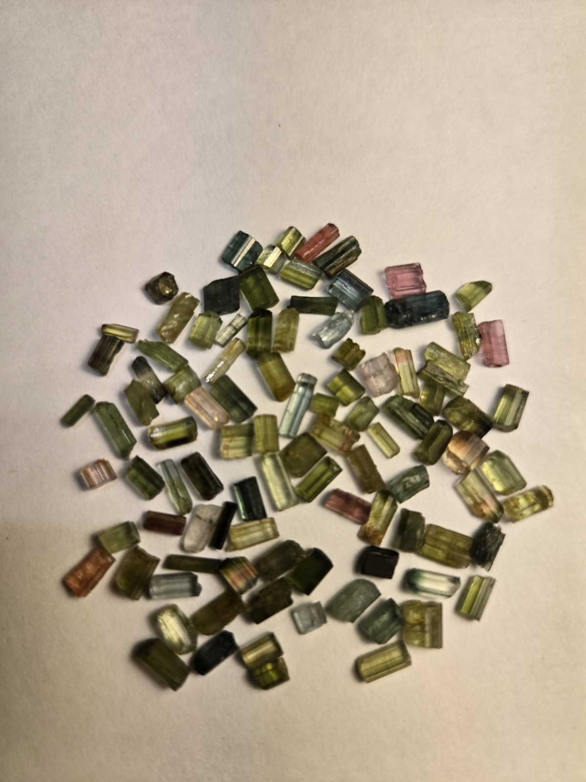 100pcs Top Quality multi color tourmaline Crystals Lot From Afghanistan