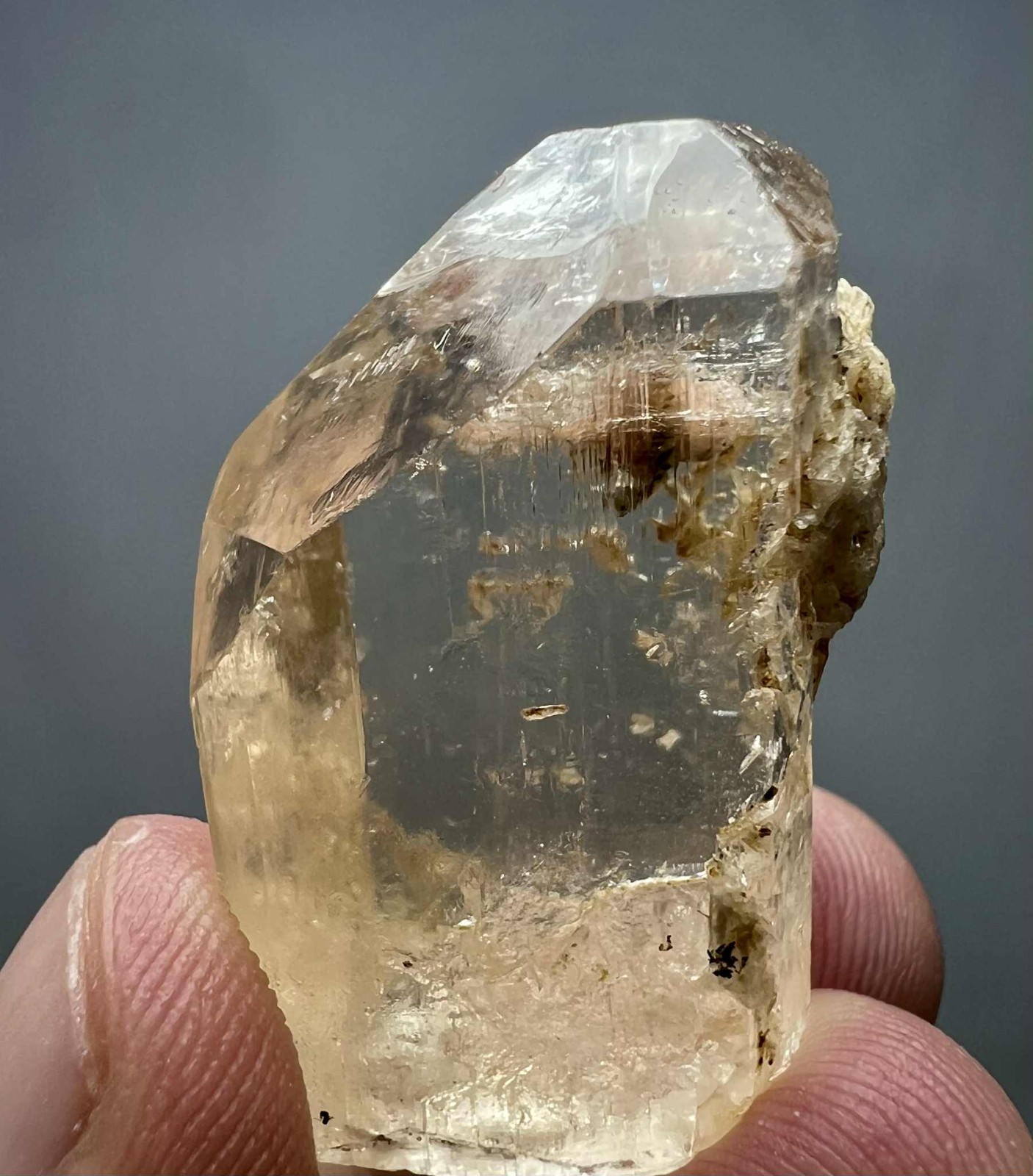 158 Carat Natural !!! Eye Clean Top Honey Color Topaz Huge Crystal @PAK