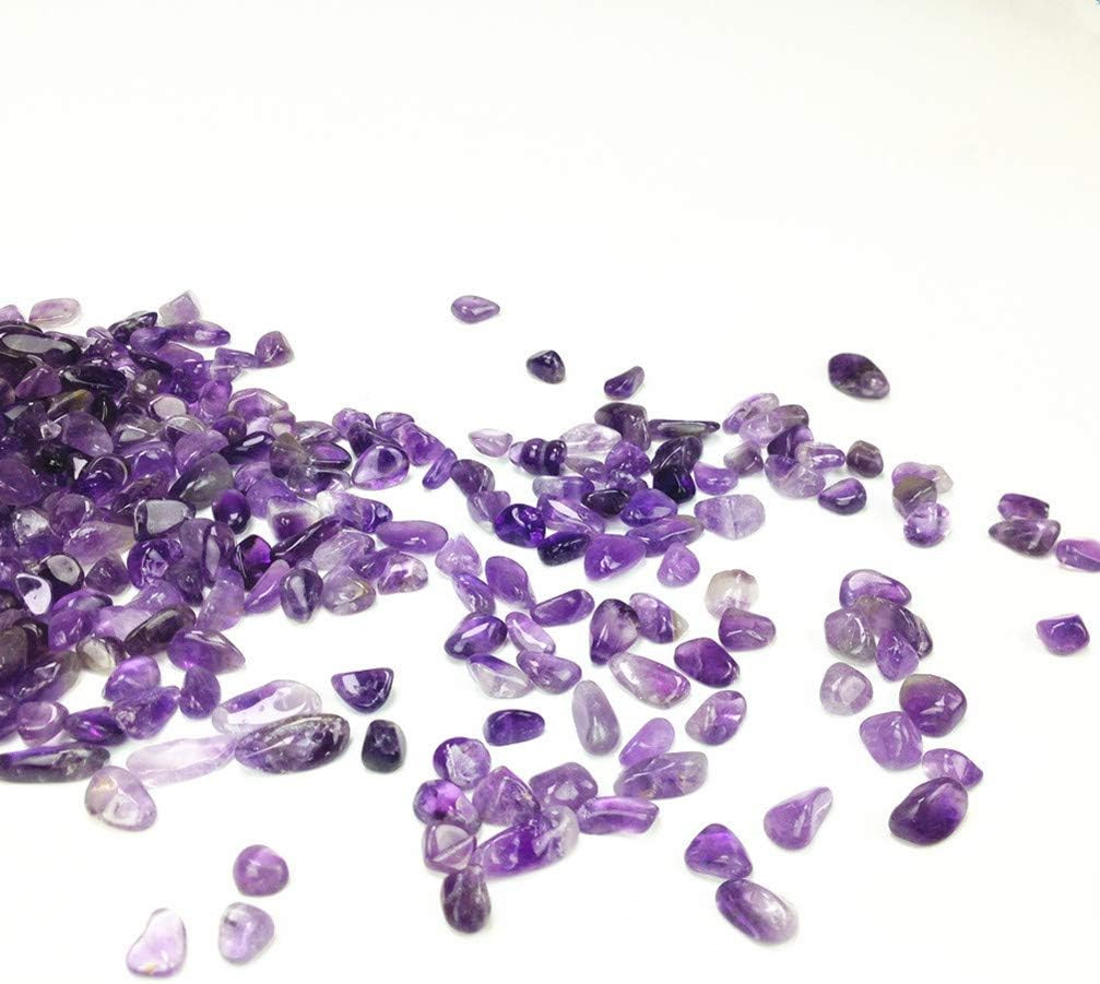 Natural Crushed Crystal Quartz Stones Amethyst Tumbled Chips Stone Pebble Gravel