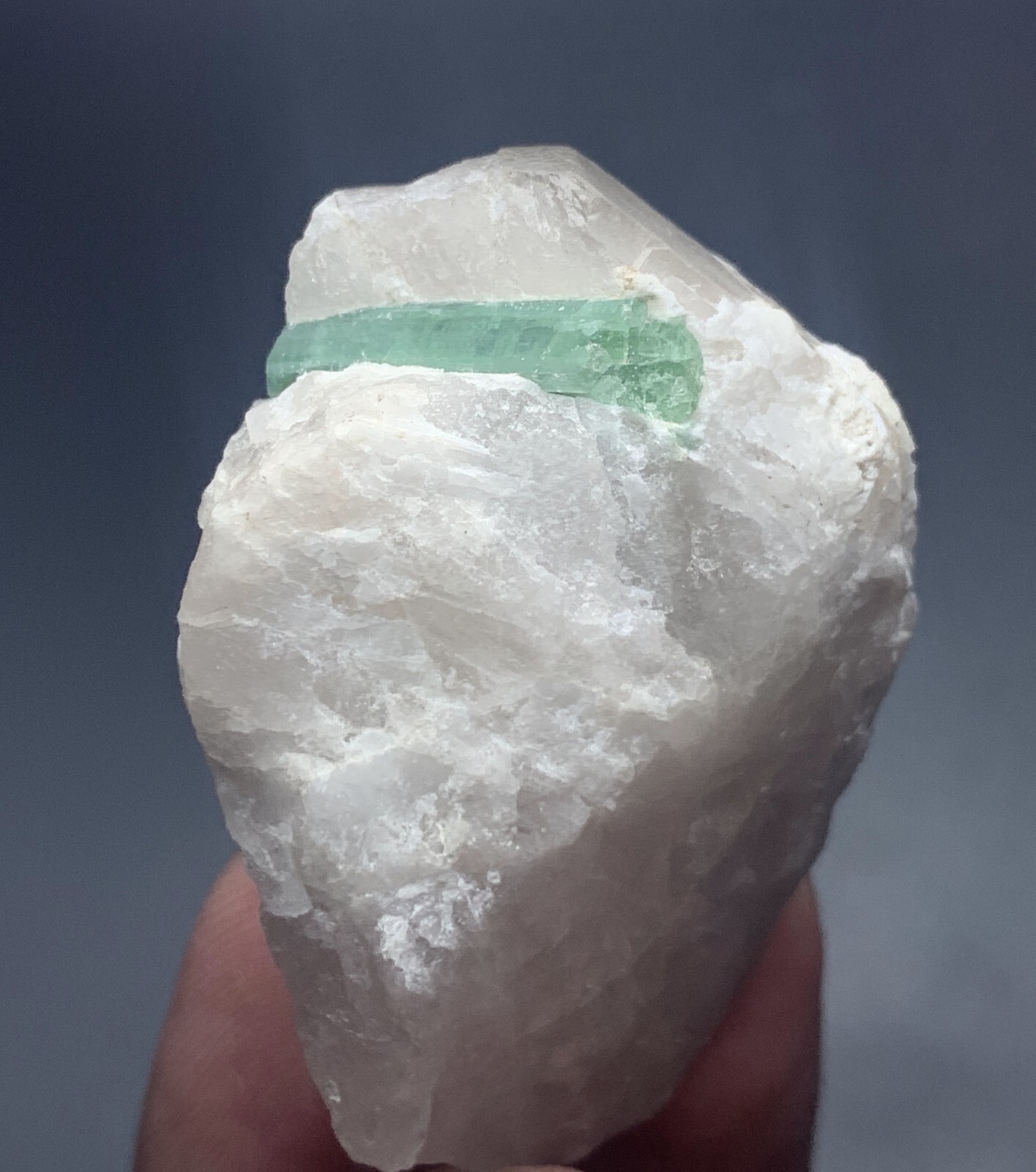 35 Grams Natural Tourmaline With Smoky Quartz Crystal Specimen From Afghanistan