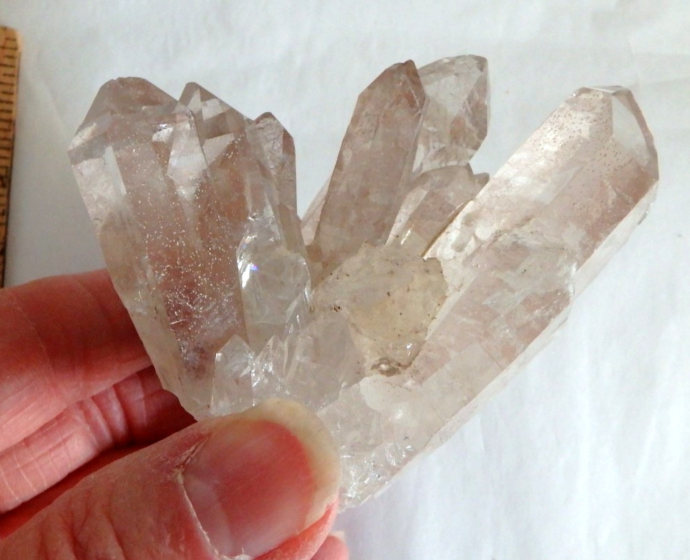 Crystals ✨ Pretty Quartz Points Clear Natural 120.5 grams