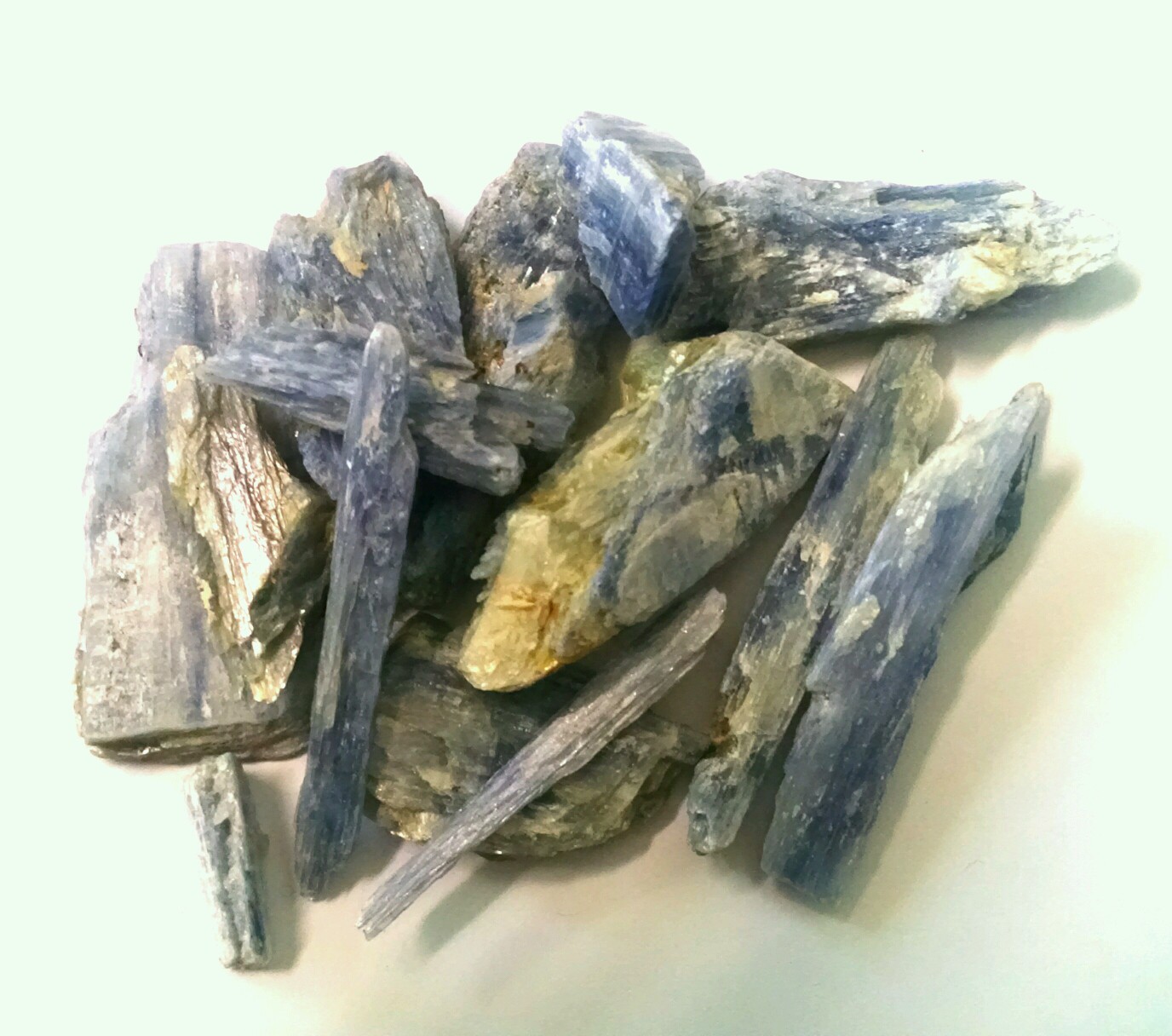 25g Natural Rough Kyanite Blue Blades Chunks Pieces Jewelry Making Crystals