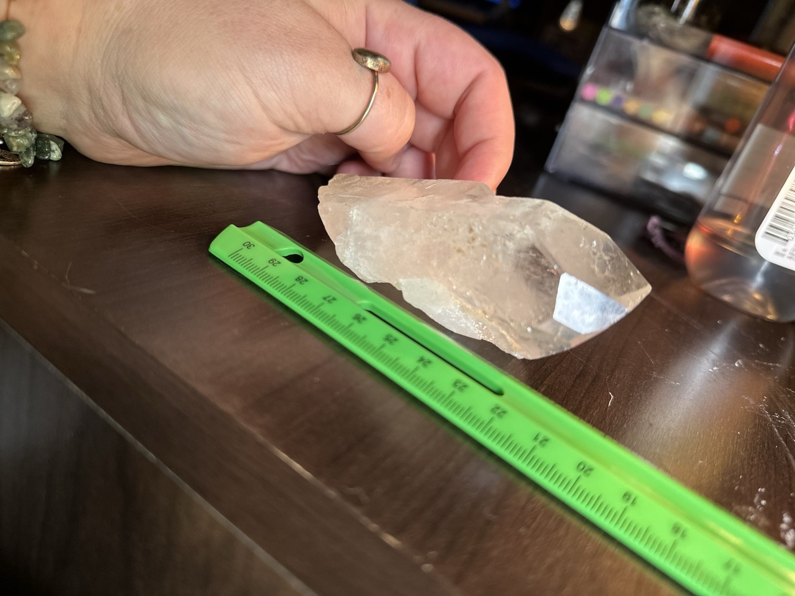 Clear/White Quartz Natural Point Crystal Specimen Rough Mineral