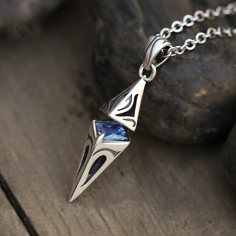 Fashion Jewelry Silver Asterism Pendant High grade Men trend Necklace Gift 1PC