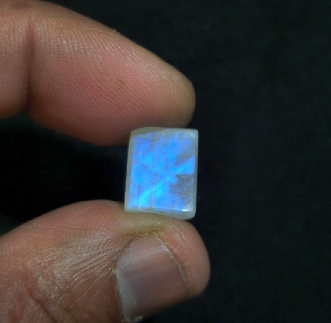 Top Quality Rainbow Moonstone Cabochon 17x11x6.50 mm Loose Gemstone For Jewelry