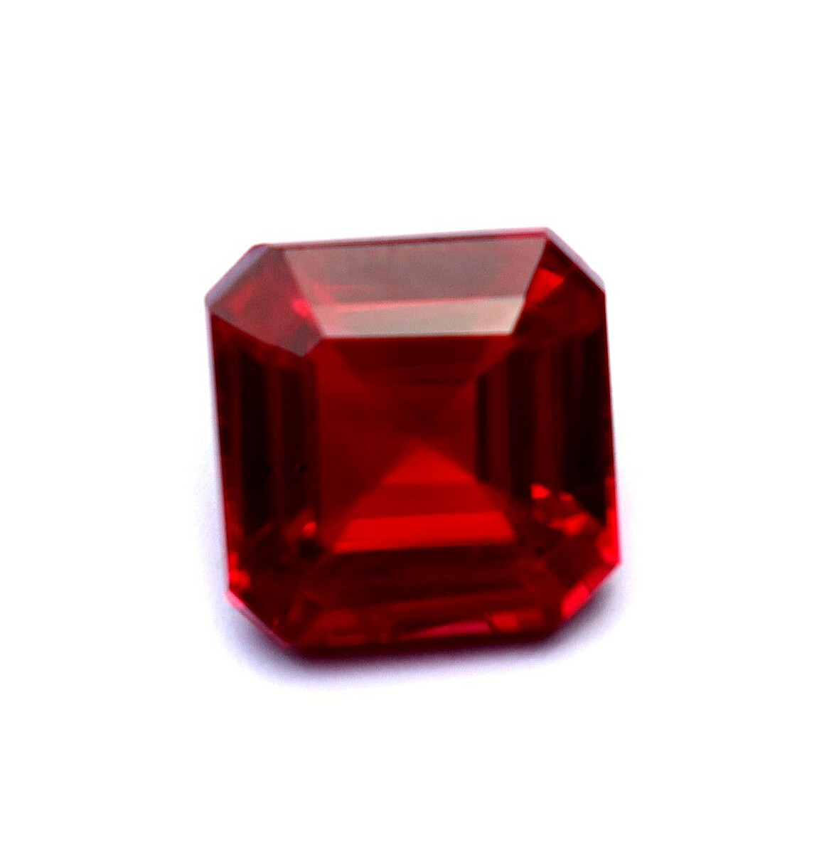 BURMA Pigeon Blood Red Ruby Certified Loose Gemstone Radiant Cut 10.25 CT
