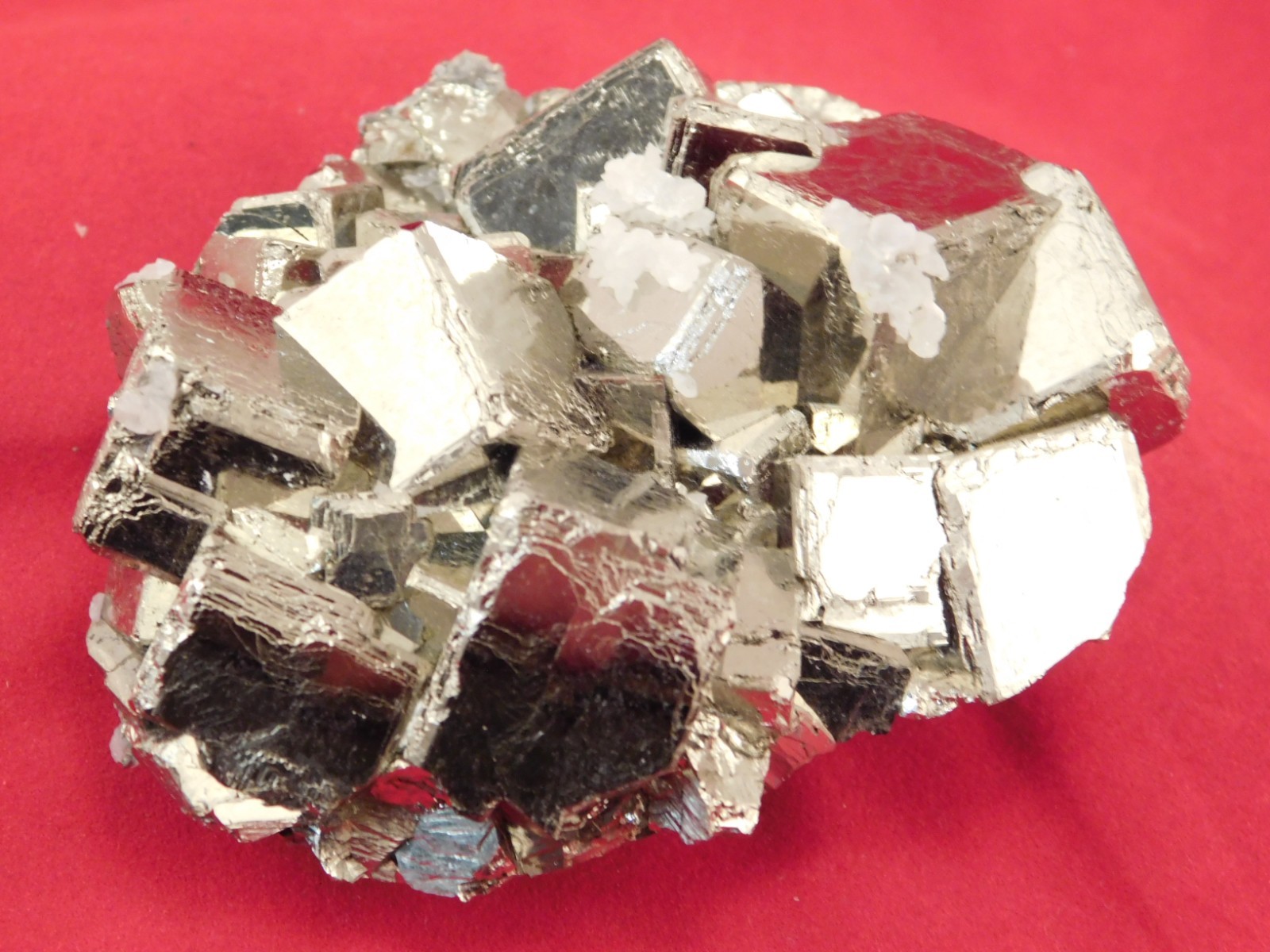 LARGER! PYRITE Crystal CUBE Cluster 100% Natural Huanzala Mine Peru 414gr