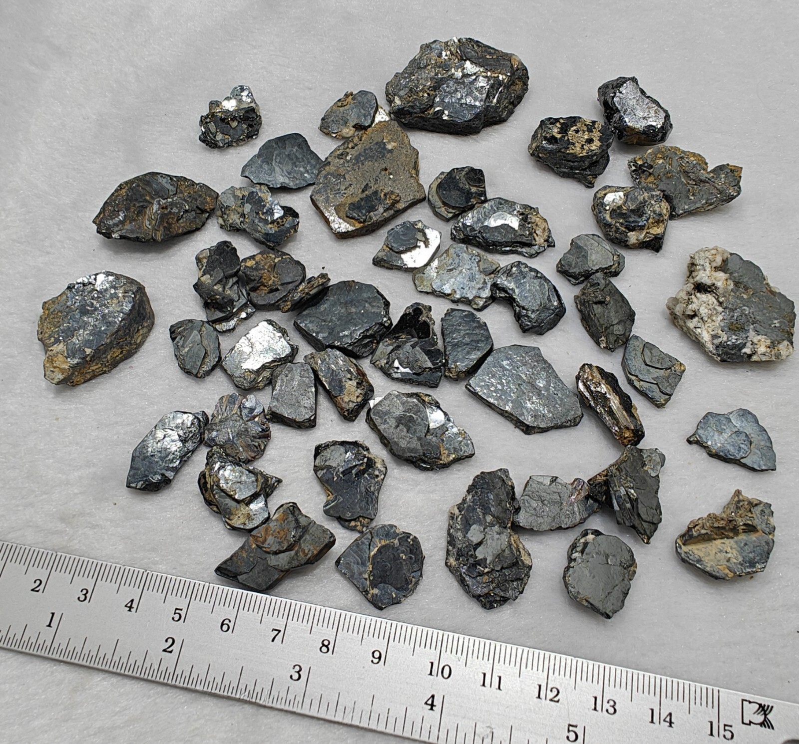 220 grams Natural Hematite Collection