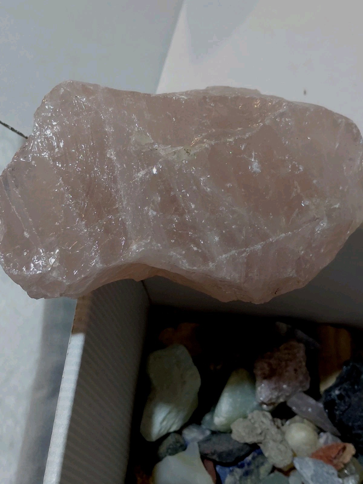 crystals rocks fossils minerals mixed lot Over 2lb