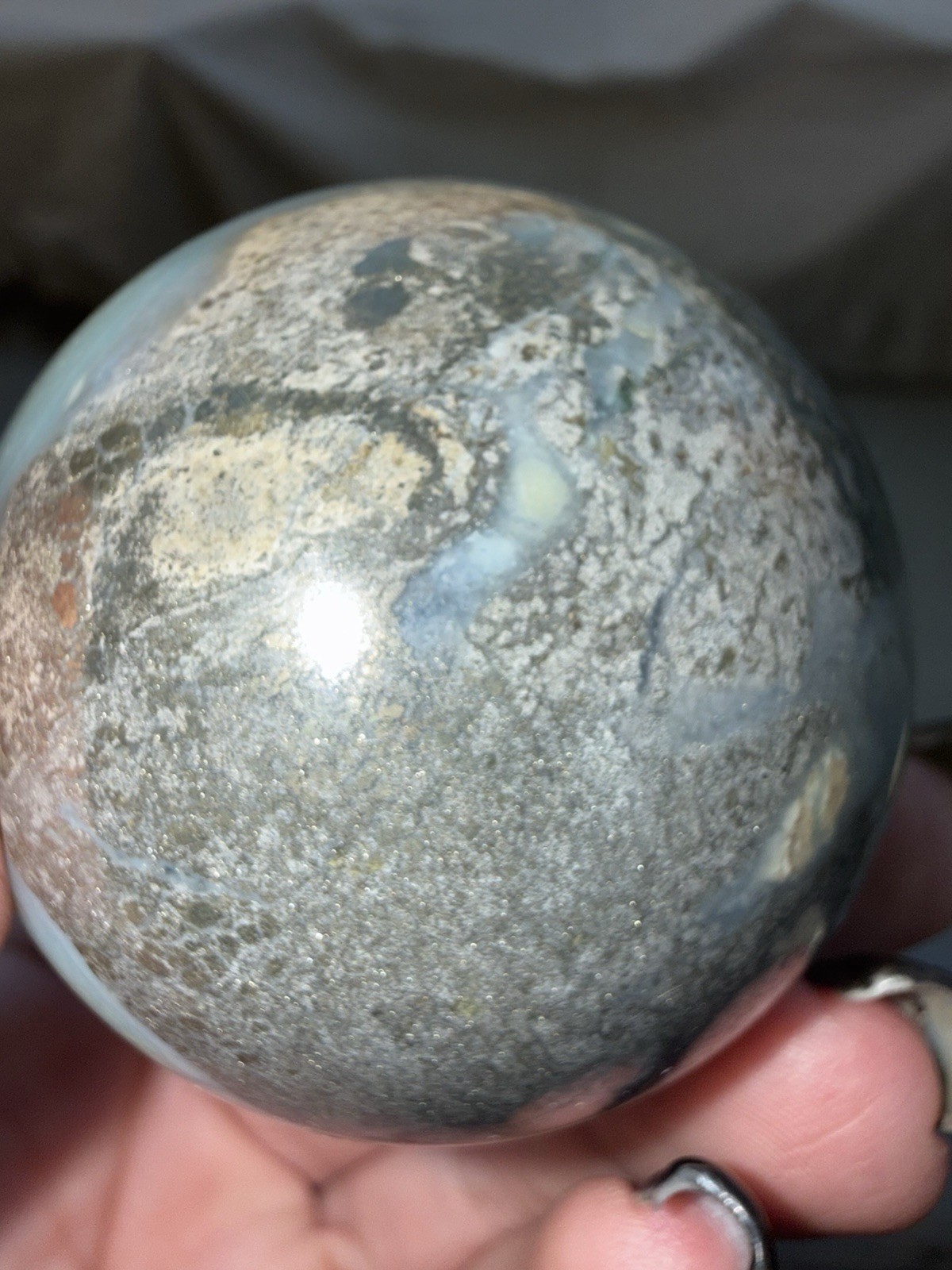 Sky Blue Quartz Sphere