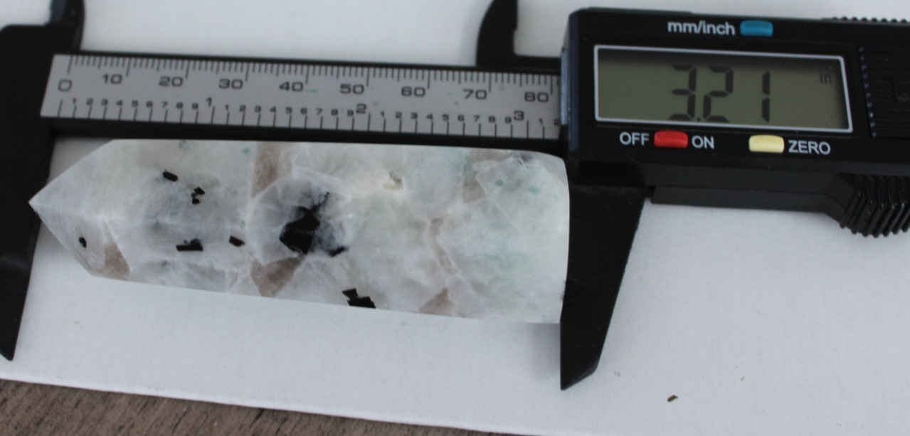 RAINBOW MOONSTONE POINT BUNDLE (2) POINTS INCLUDED 154 GRAMS