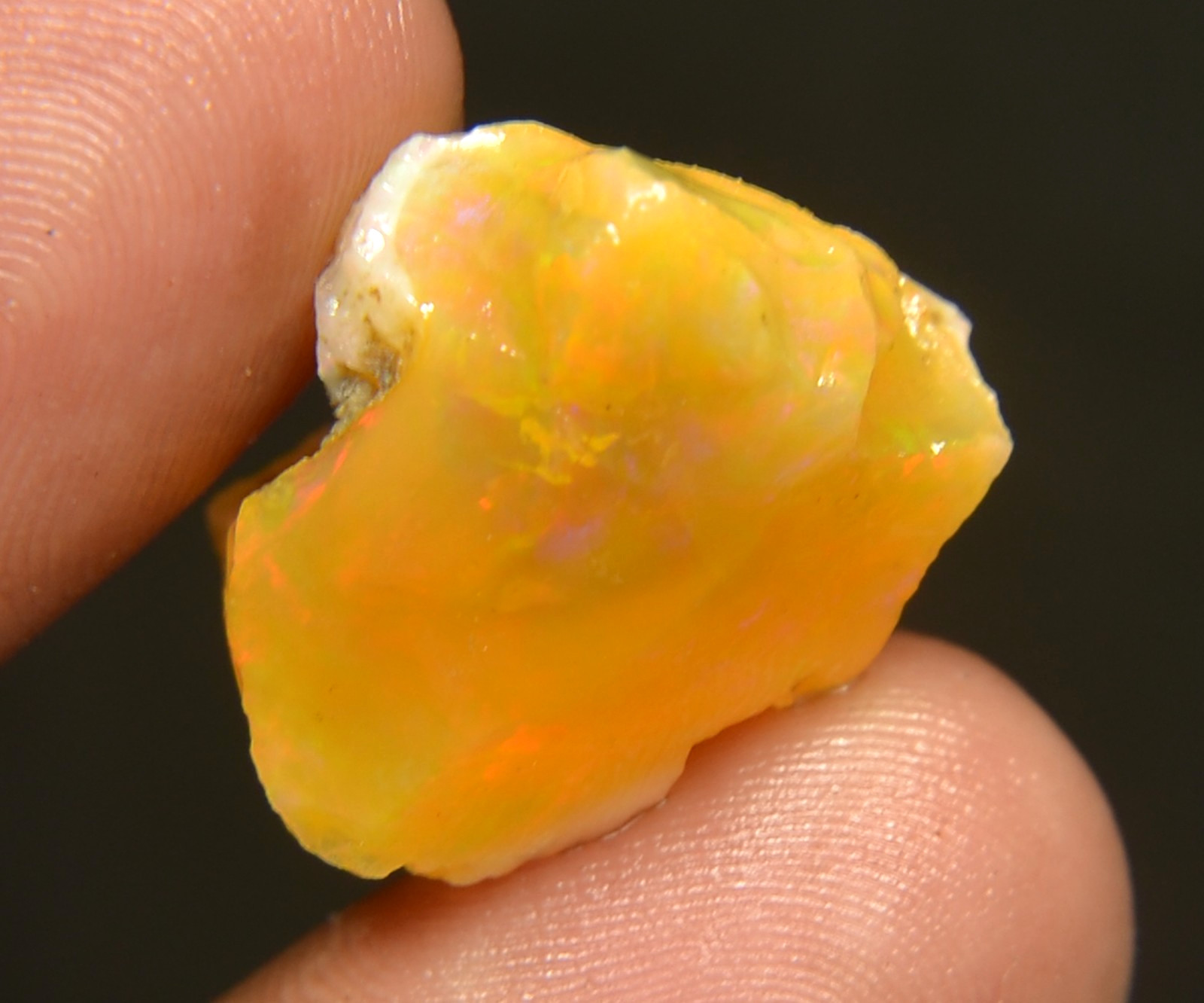 Ethiopian Oil Opal Specimen 29.30 Cts Natural Rough Gemstone – Fire Opal Roug
