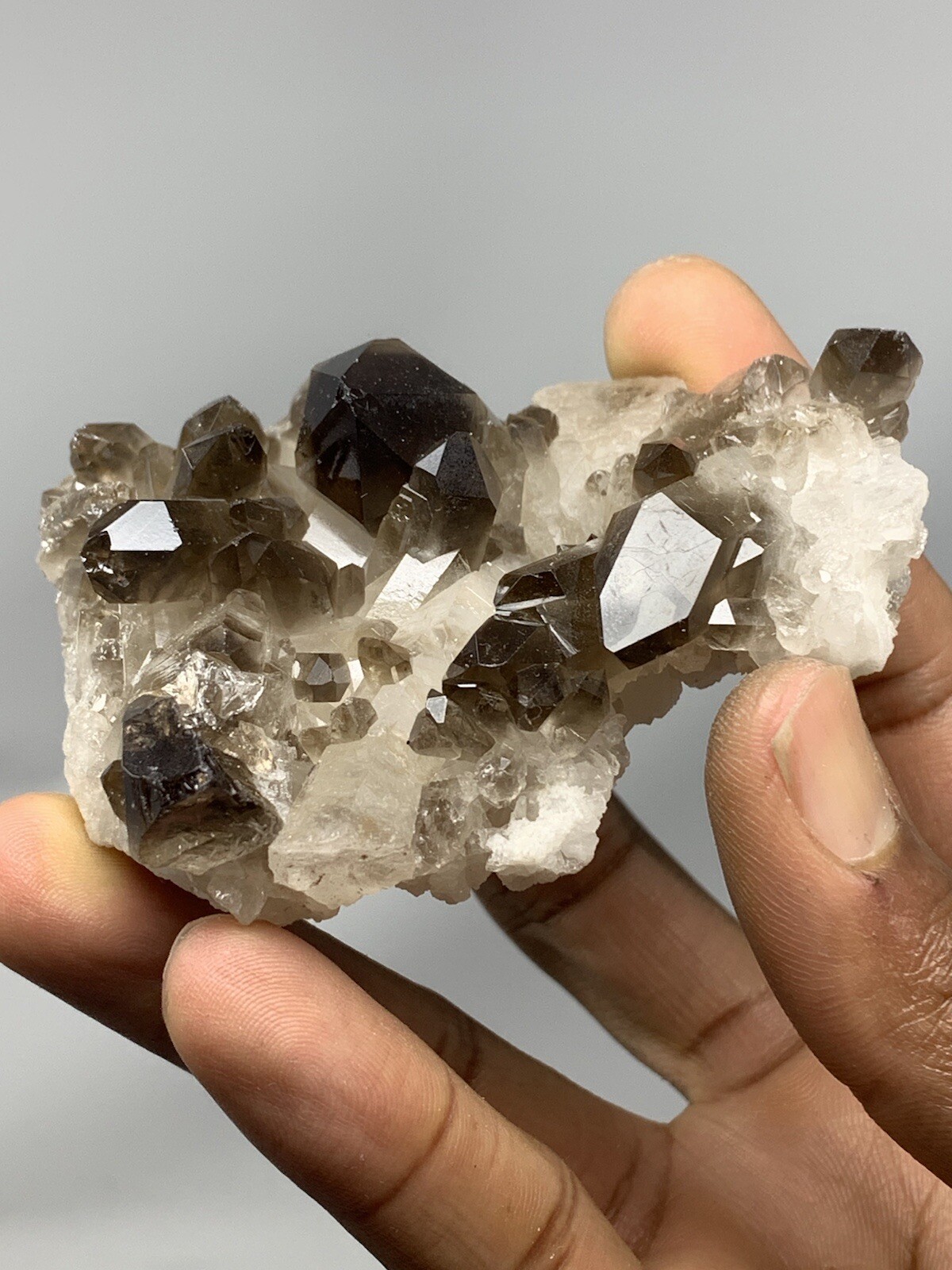 Natural Smoky Quartz Point Wand Brazil 7.0oz Crystal S6