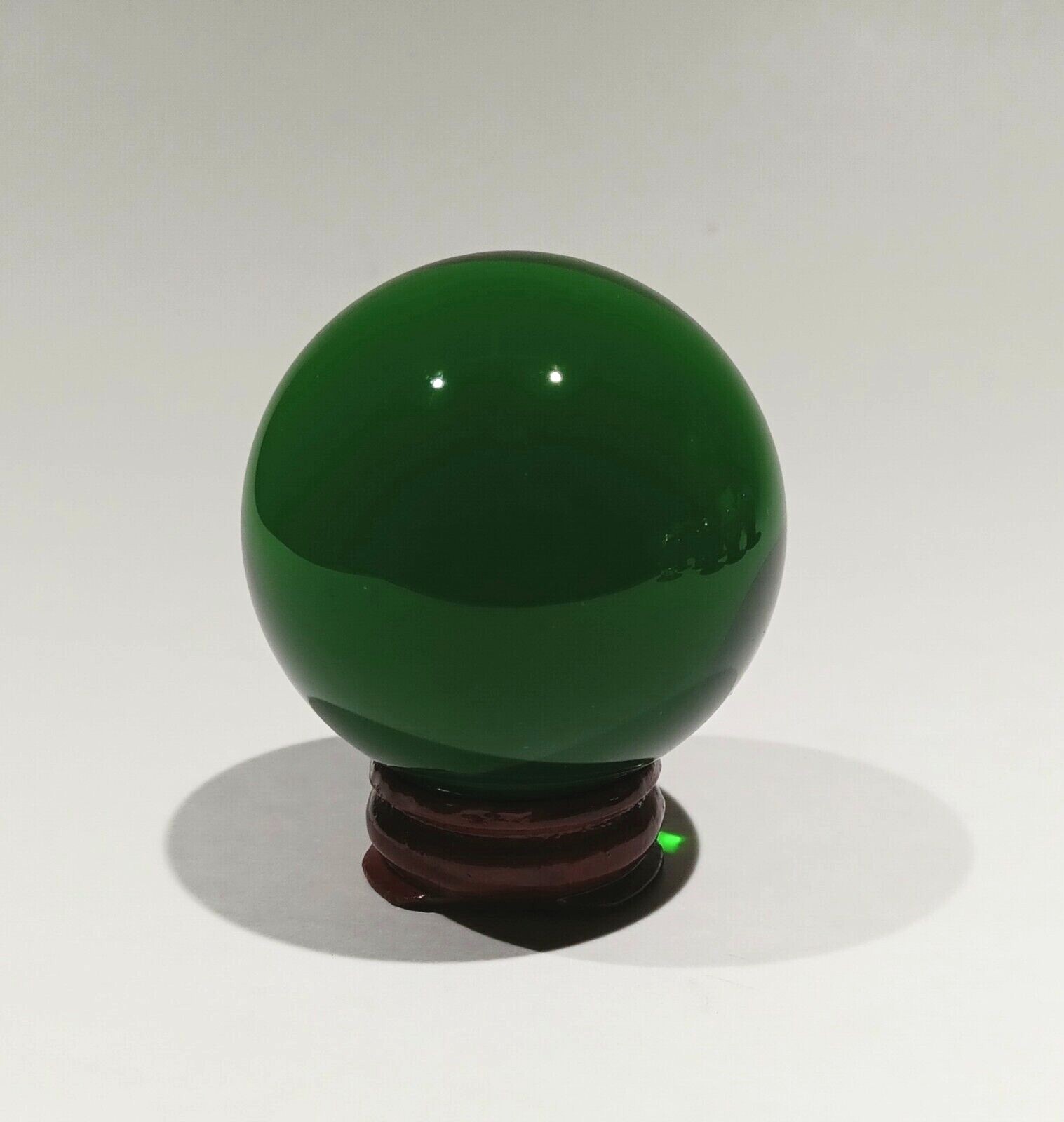 K9 Color Crystal Balls 50mm/80mm Sphere with Stand Meditation Feng Shui