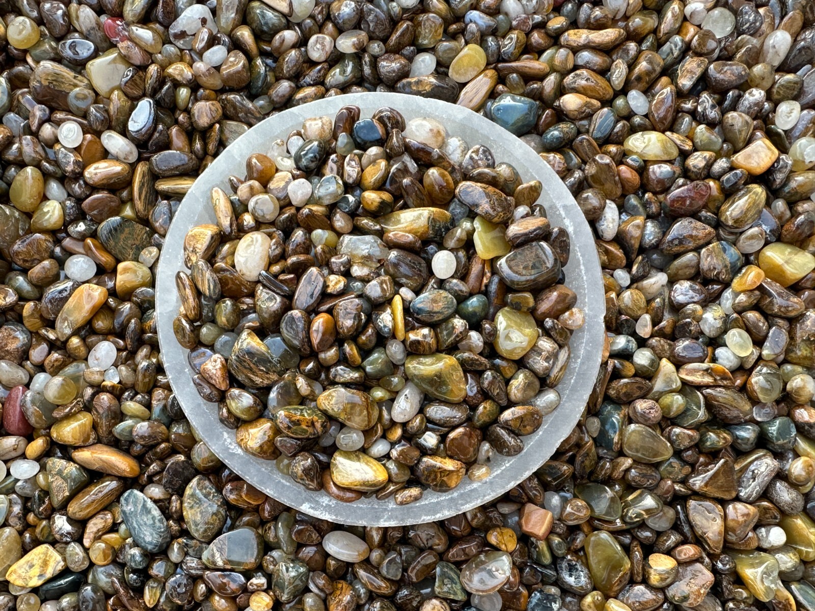 Grade A++ Pietersite Semi Tumbled Gemstone Chips 5-12mm, Wholesale Bulk Lot
