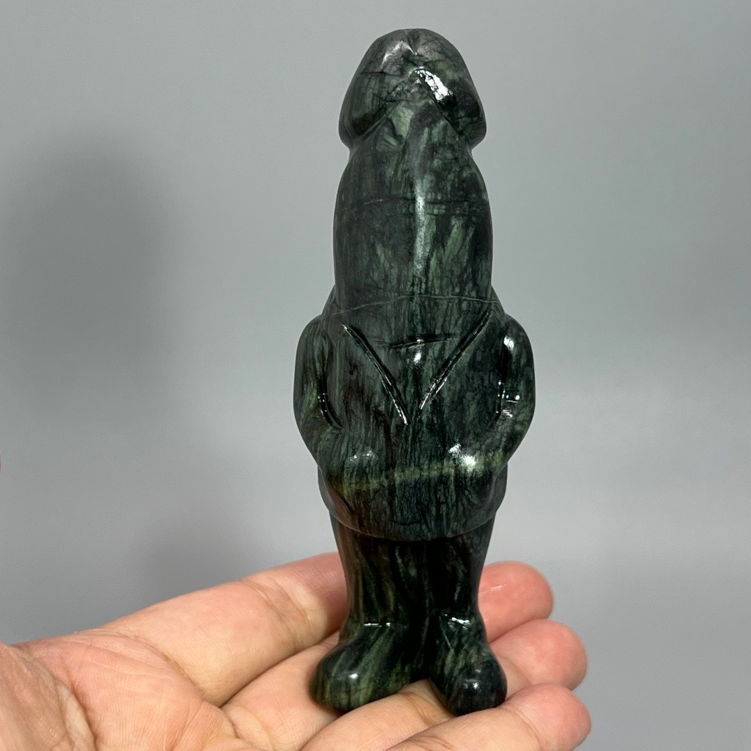 5.7″ Natural garnet Male Penis skull quartz crystal skull Figurines Healing 1pc