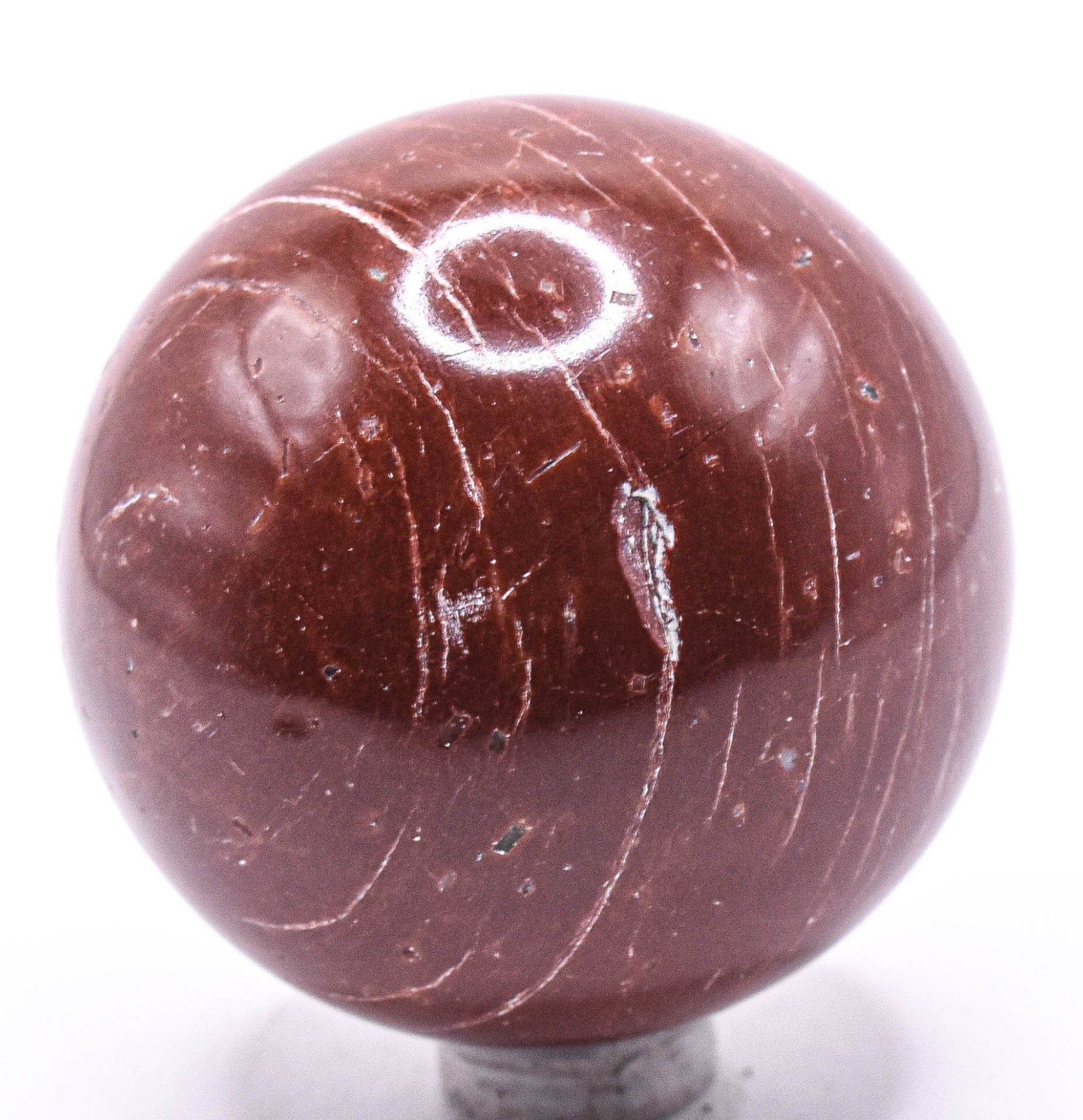 2″ Red Jasper Carved Sphere Polished Natural Gemstone Crystal Mineral Ball India