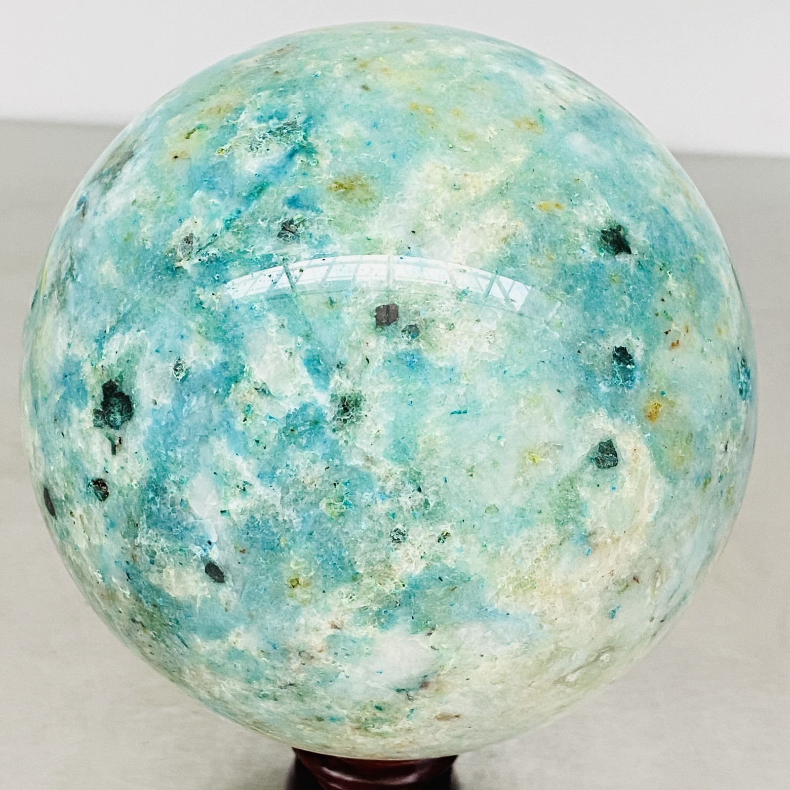 Natural phoenix stone crystal ball healing stone 2660g