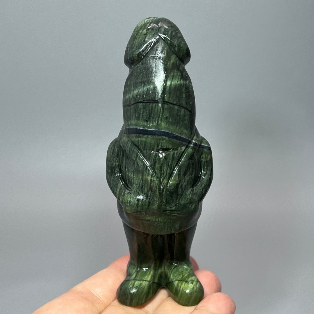 5.7″ Natural garnet Male Penis skull quartz crystal skull Figurines Healing 1pc