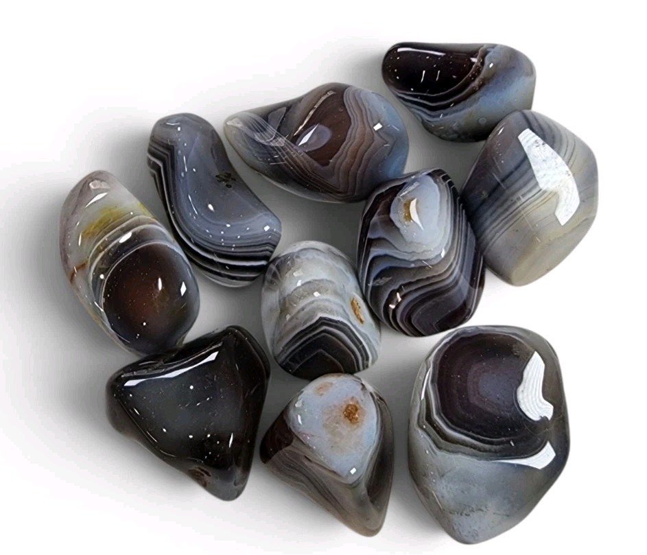 Agate Botswana Polished Stones 101.1 grams.