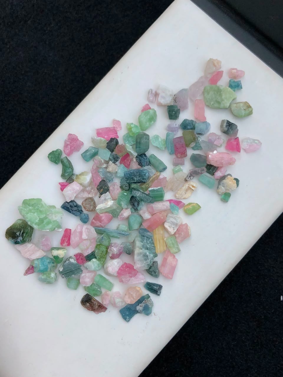 191 carat Natural mix color tourmaline rough lot from Afghanistan