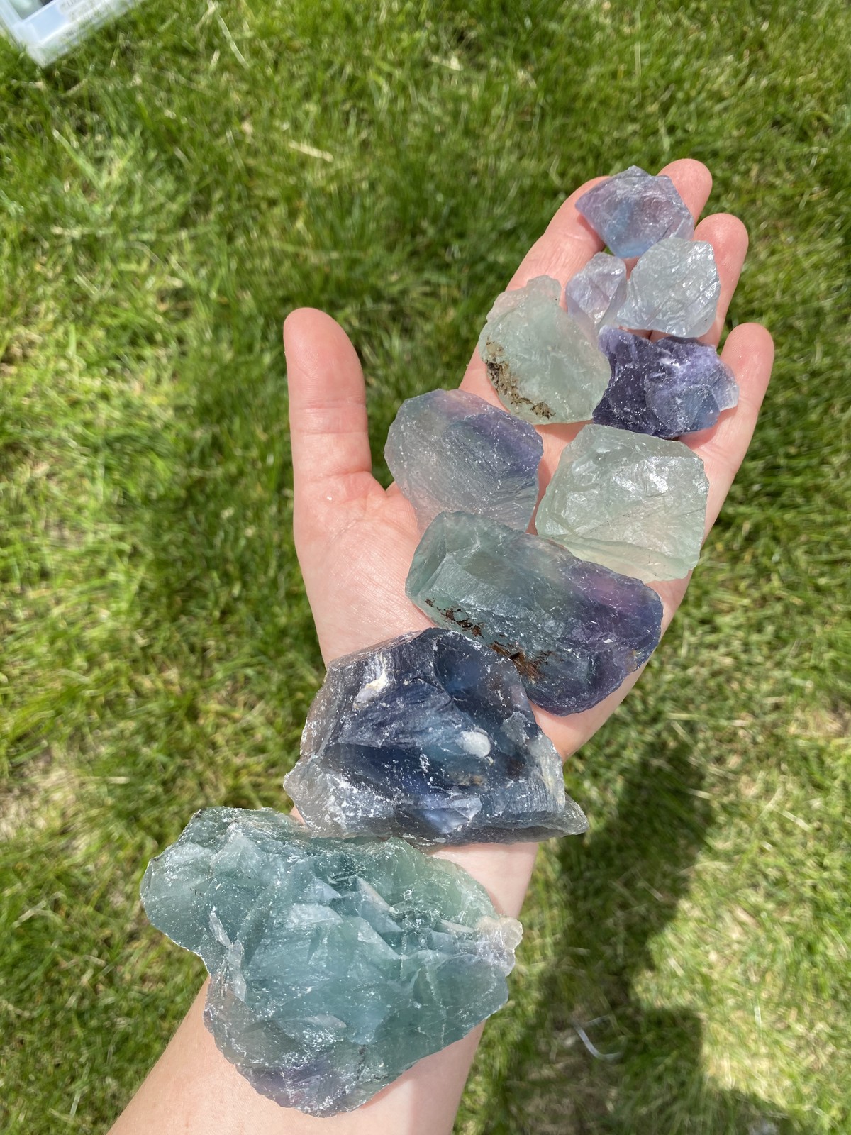 Raw Rainbow Fluorite Crystal – Mexican Fluorite, Natural Fluorite from Mexico