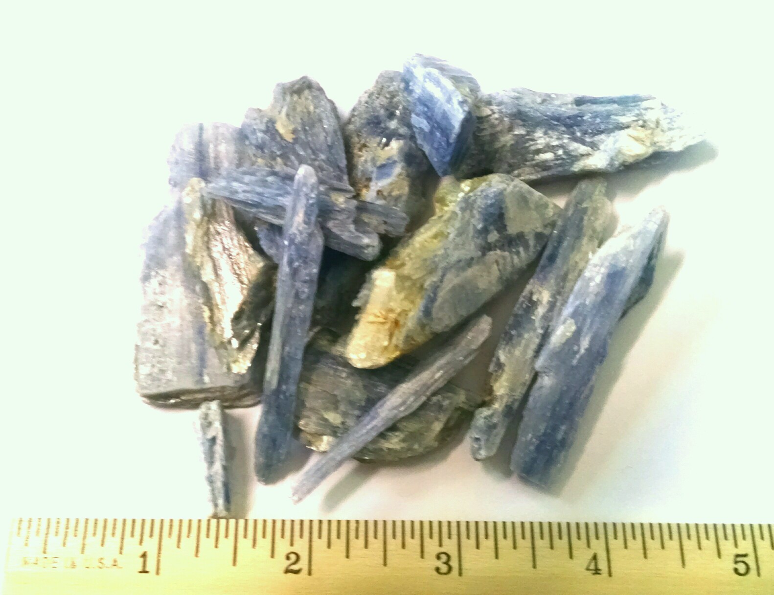 25g Natural Rough Kyanite Blue Blades Chunks Pieces Jewelry Making Crystals