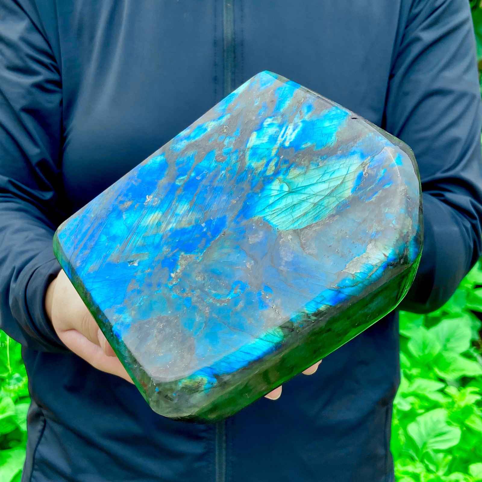 6.2LB Natural Gorgeous Labradorite QuartzCrystal Stone Specimen Healing