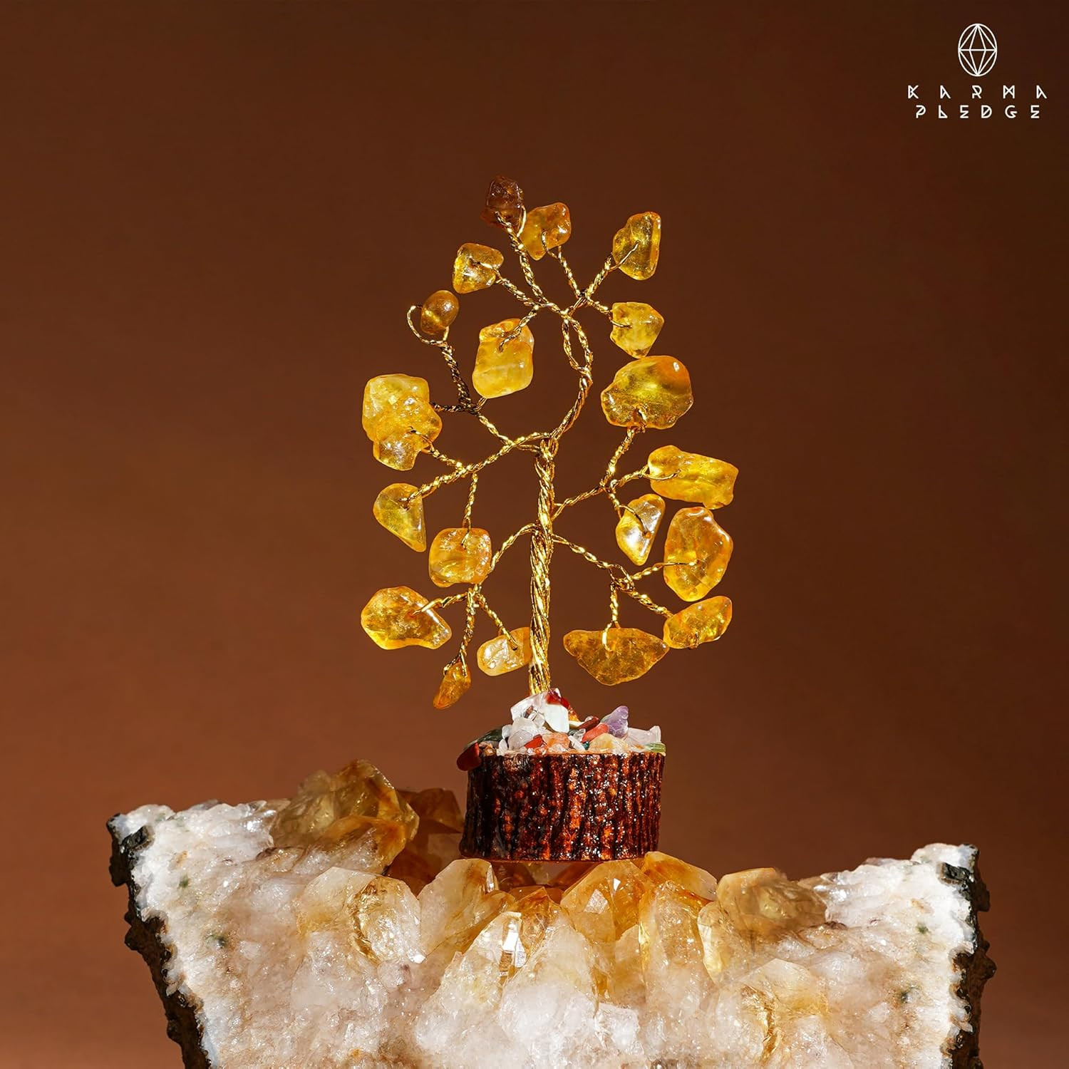 Crystal Tree Set of 12 Unique Birthday Gifts for Women, Sister, Mom, Home Office