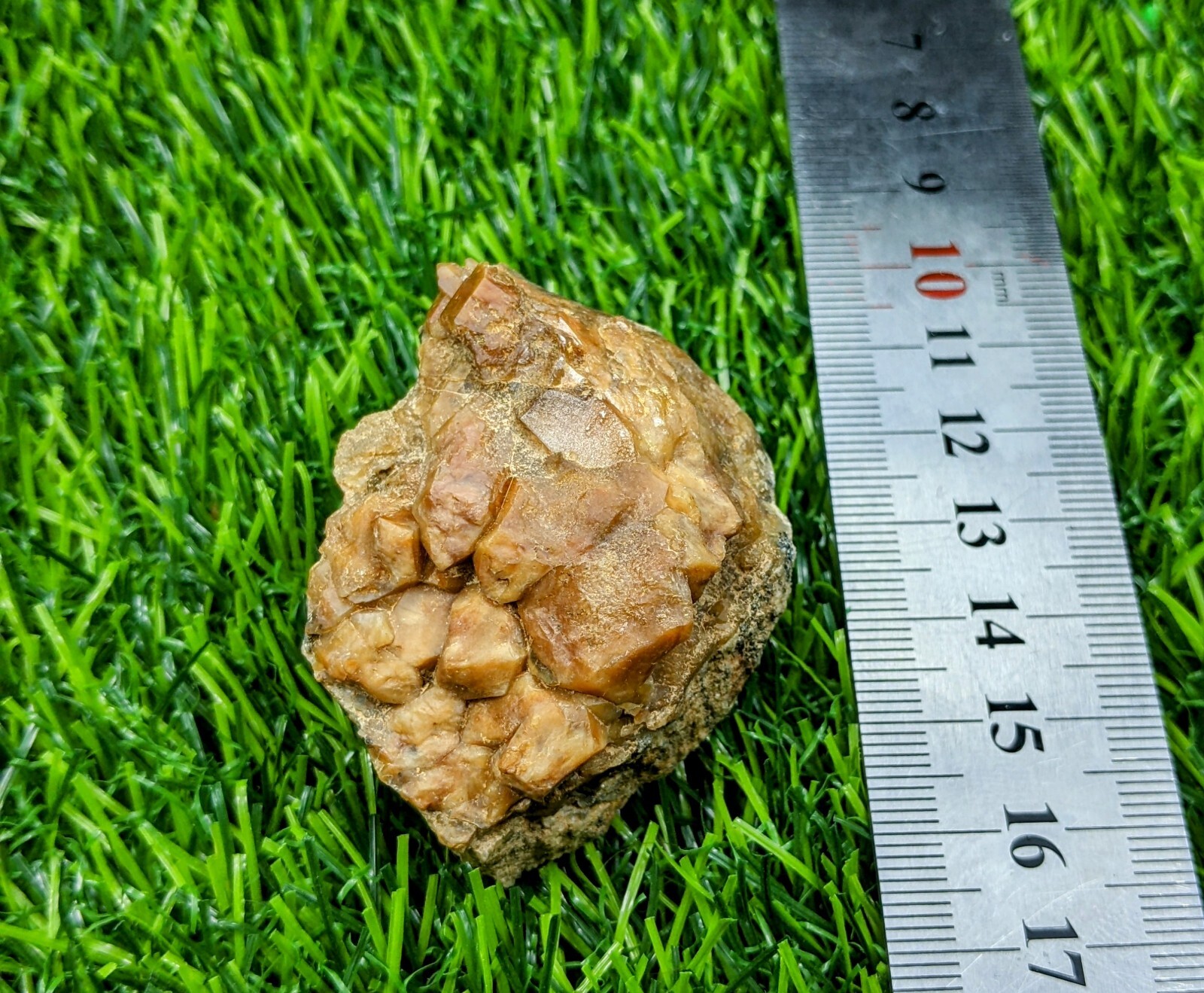 Astrophyllite included quartz cluster from Zagi KP Pakistan weight, 76 grams