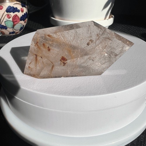 Golden Rutilated Quartz Crystal Freeform