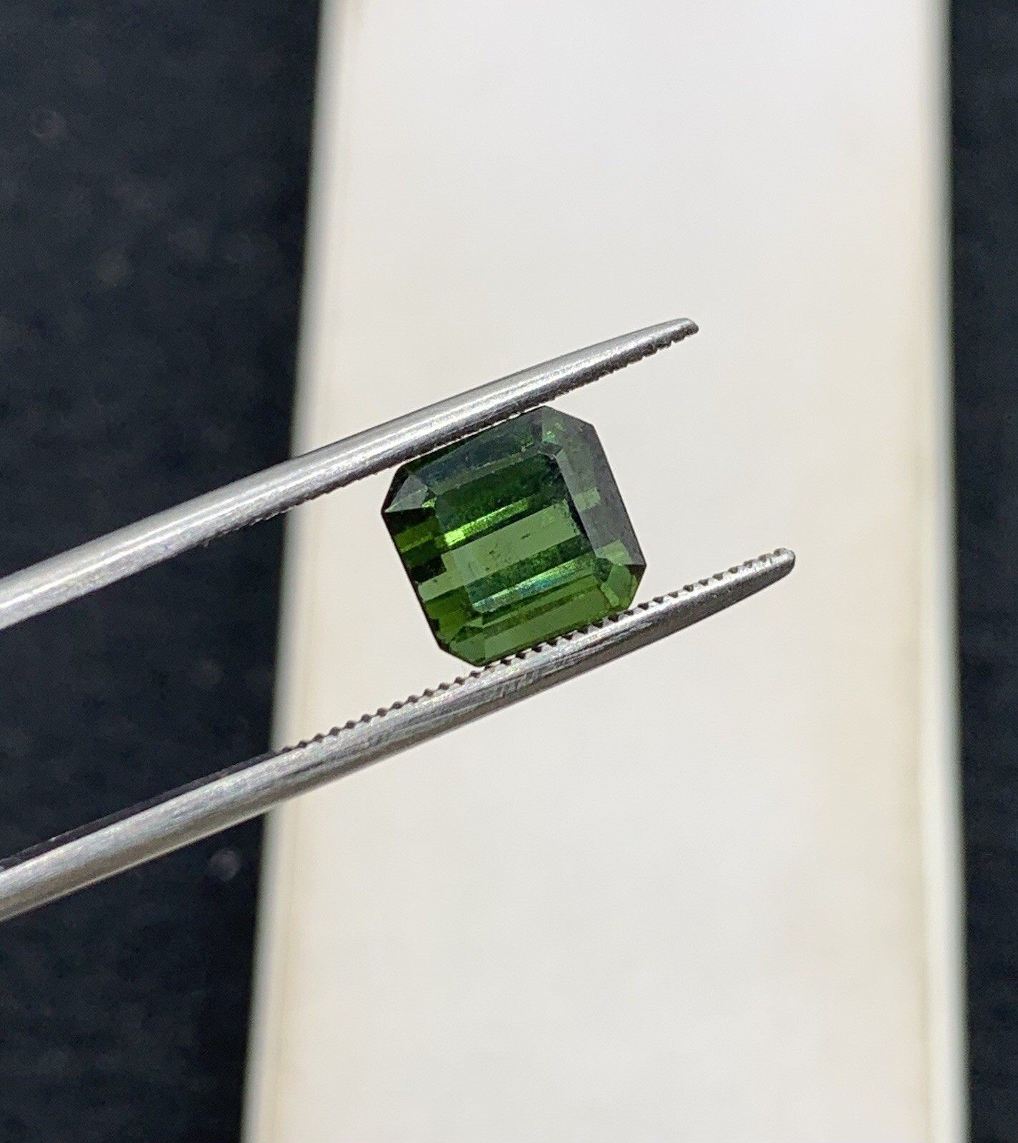 2.30 Cts Dark Green Tourmaline Gemstone From Afghanistan.